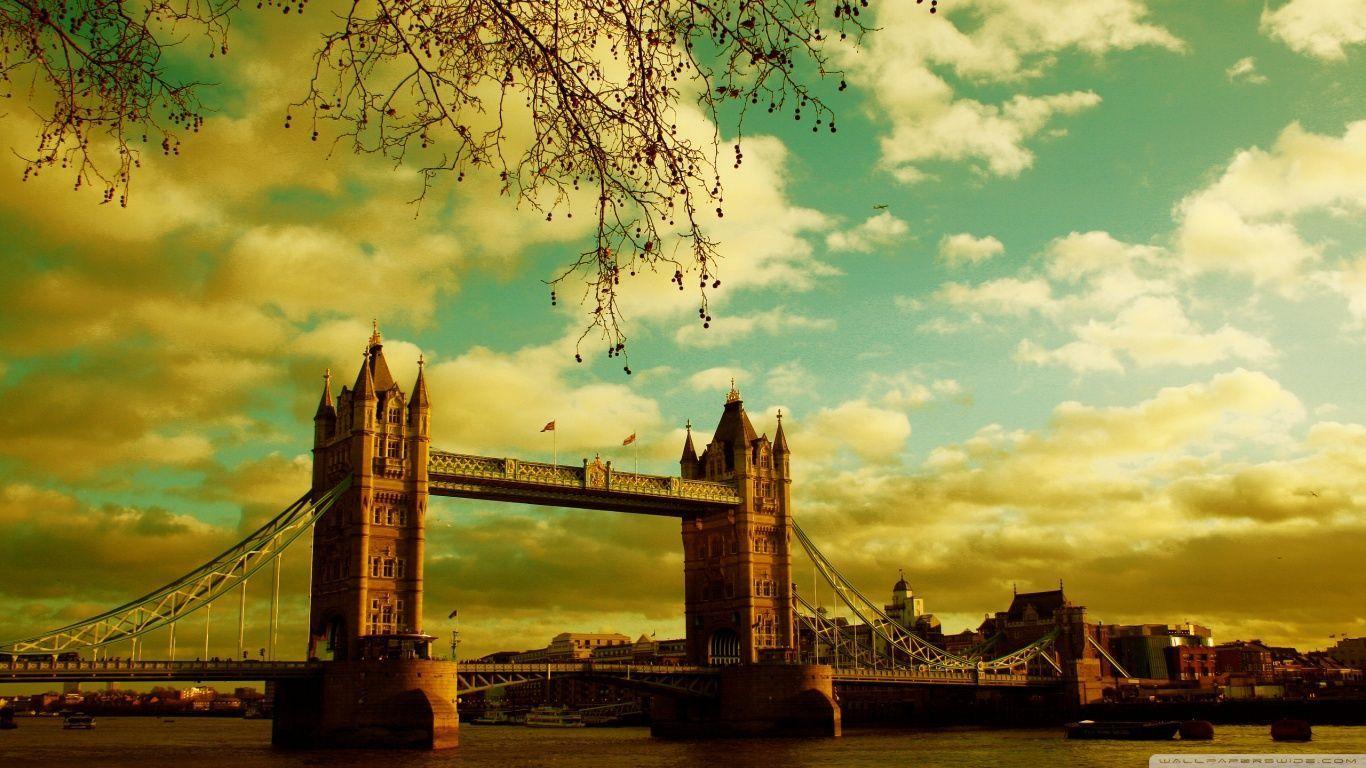 1366x768 HD Wallpaper Of London