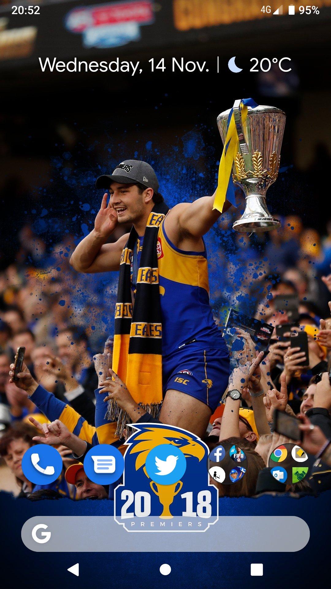 1080x1920 West Coast Eagles a fresh wallpaper? We thought so