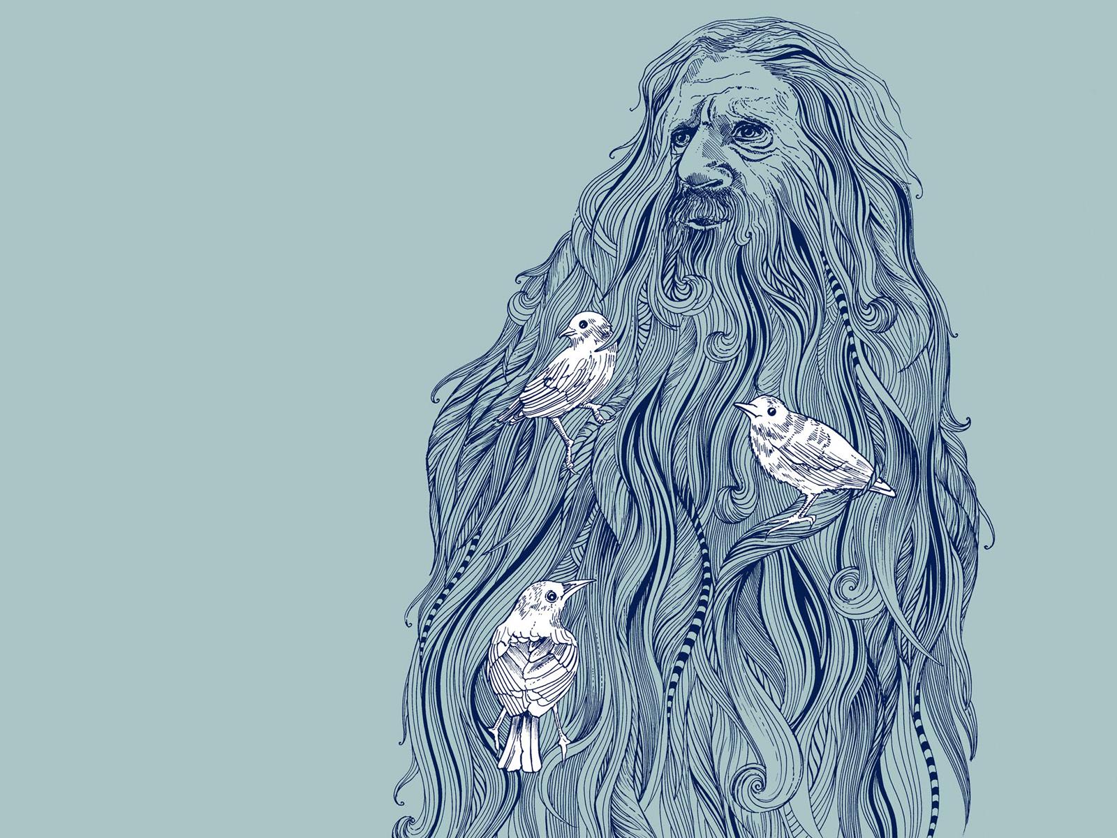 1600x1200 Download wallpaper Men Beard with tags: Background, Windows, Windows PC, Lock screen