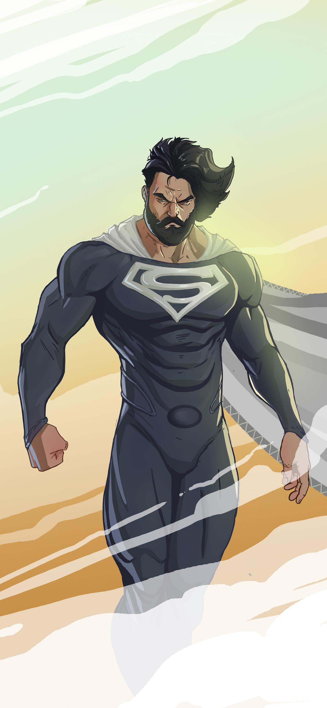1125x2436 Bearded Superman iPhone XS, iPhone iPhone X HD 4k Wallpaper, Image, Background, Photo and Picture