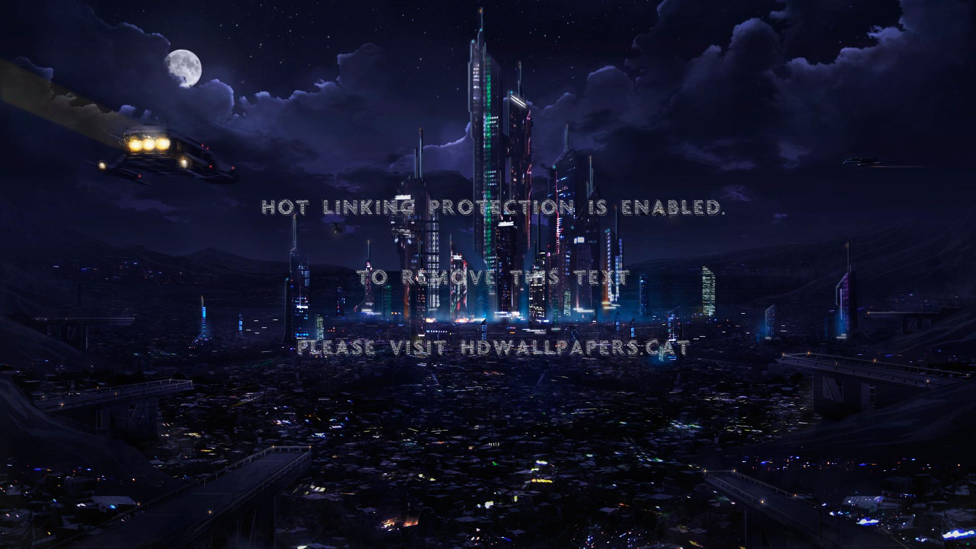 1920x1080 Plaza Astro Kevin Futuristic City Landscape