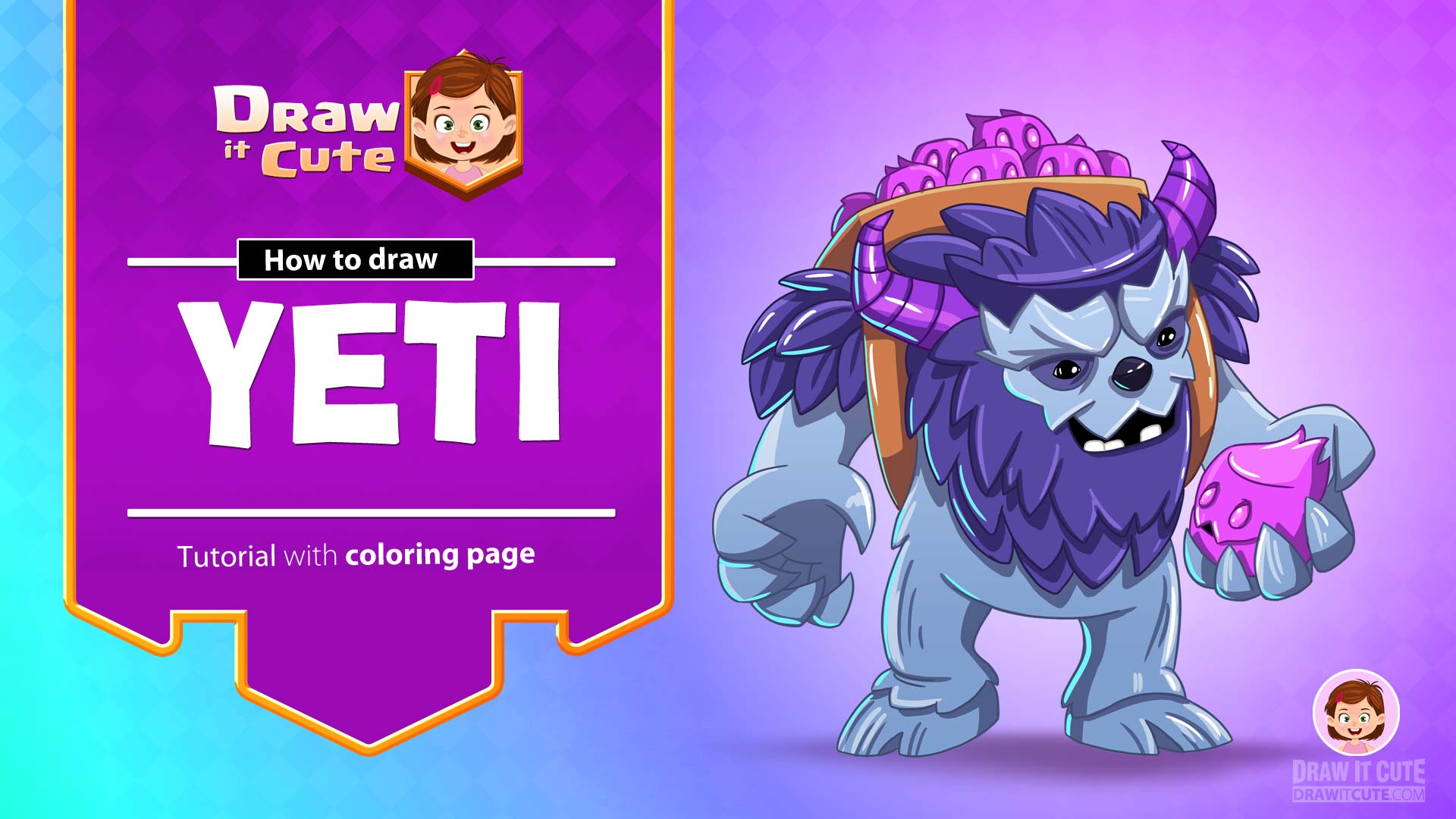 1920x1080 ART Yeti Fanart Tutorial Wallpaper
