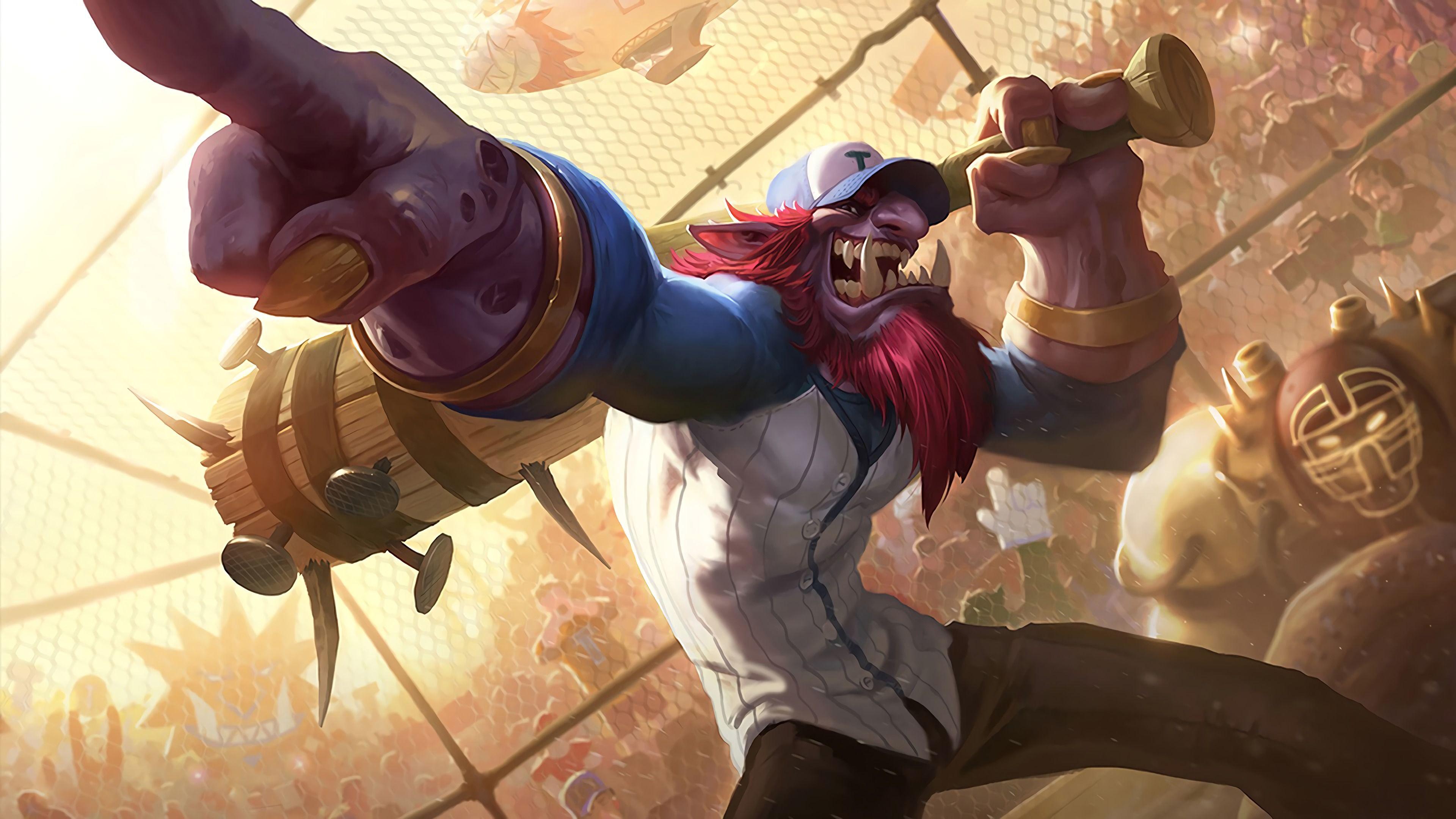 3840x2160 Lil Slugger Trundle League Of Legends Wallpaper League Of Legends Wallpaper. Art Of LoL. League Of Legends, League Of Legends Account, League Of Legends Game
