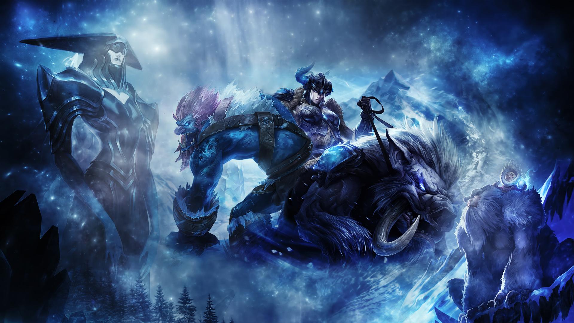 1920x1080 Sejuani, Lissandra, Trundle & Nunu By Iamsointense 7 Lol Theme Wallpaper & Background Download