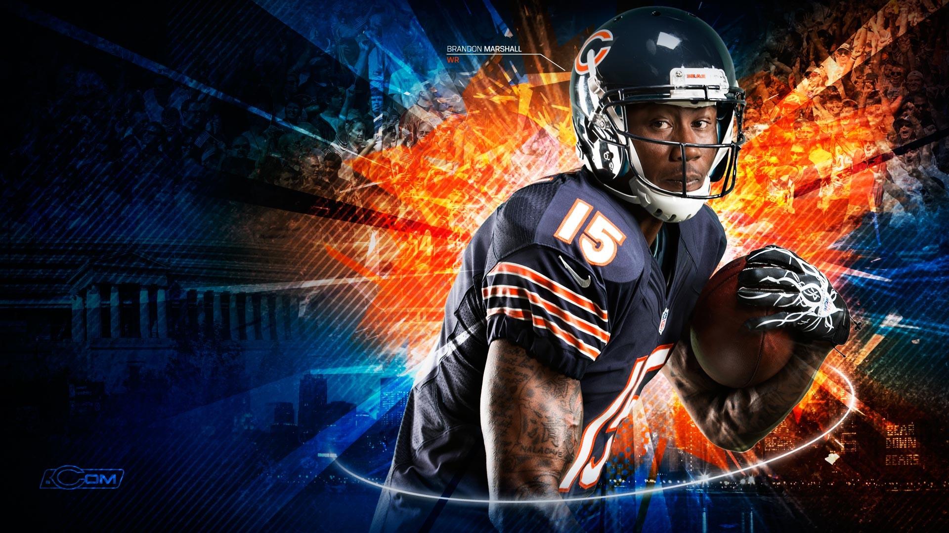 1920x1080 Chicago Bears NFL Desktop Wallpaper NFL Football Wallpaper