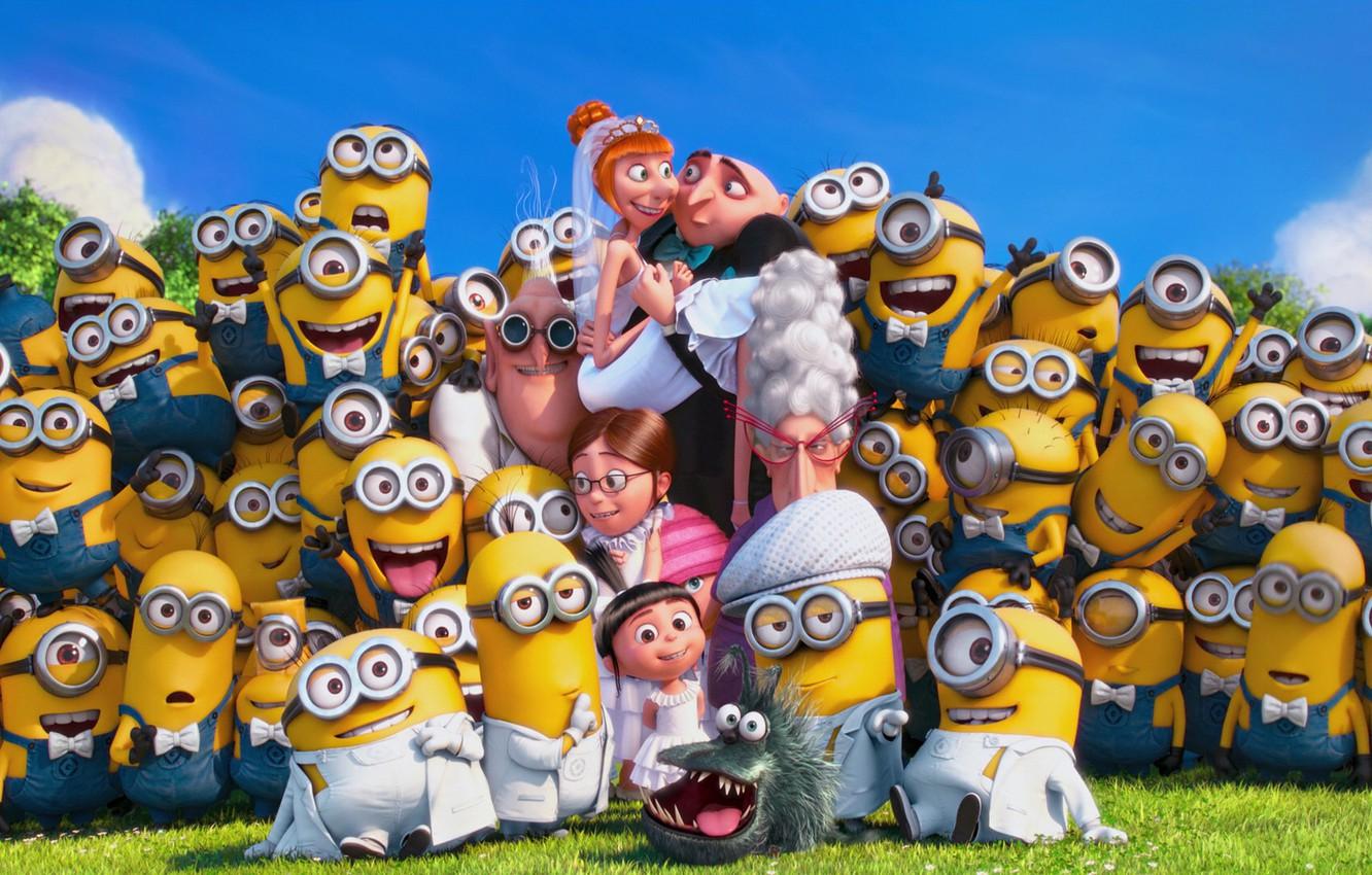 1332x850 Wallpaper photo, wedding, minions, Minions, Despicable Me Despicable me, Gru image for desktop, section фильмы