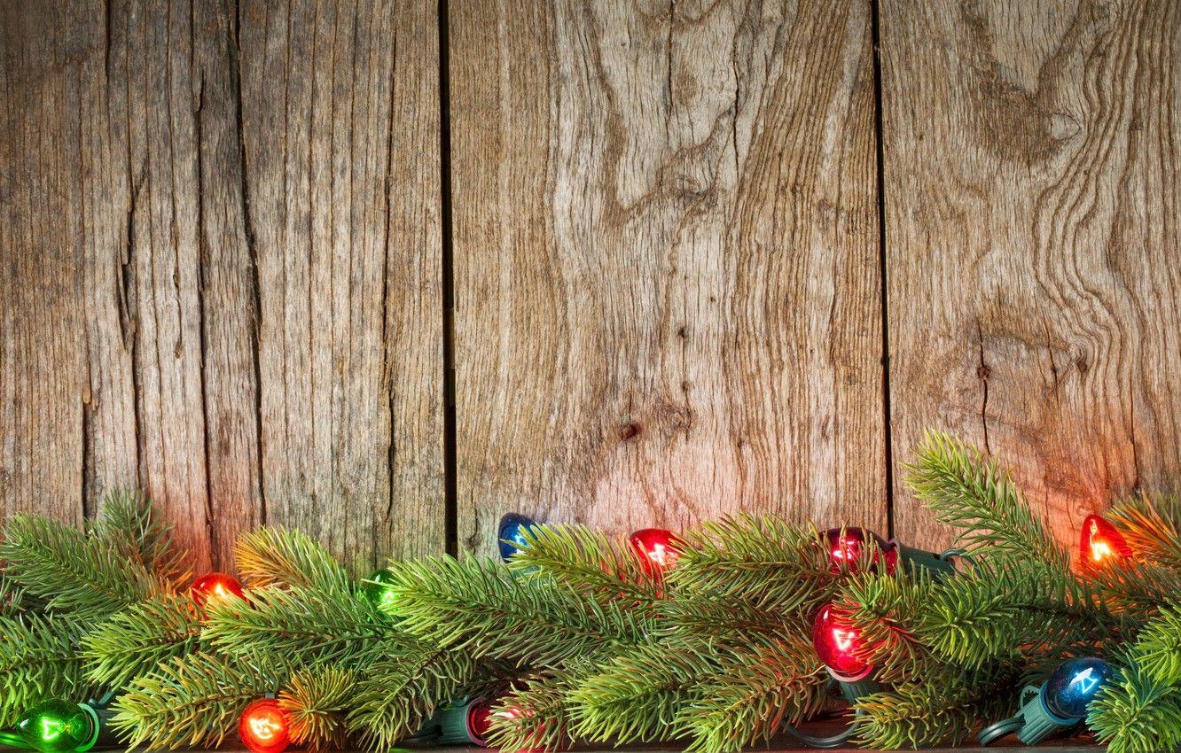 1332x850 Wallpaper decoration, branches, lights, tree, New Year, Christmas