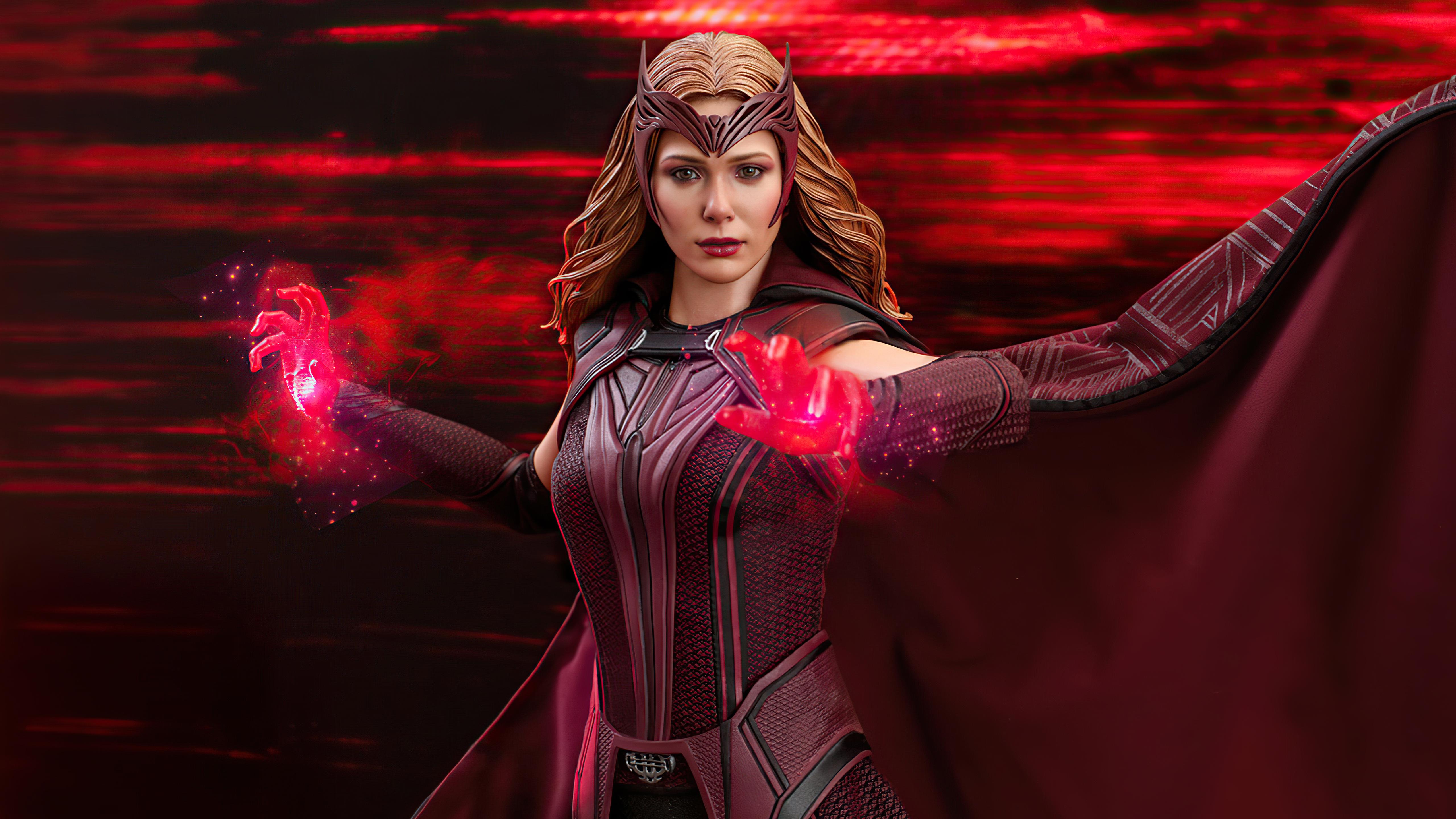 Wanda Using His Power 4K wallpaper download