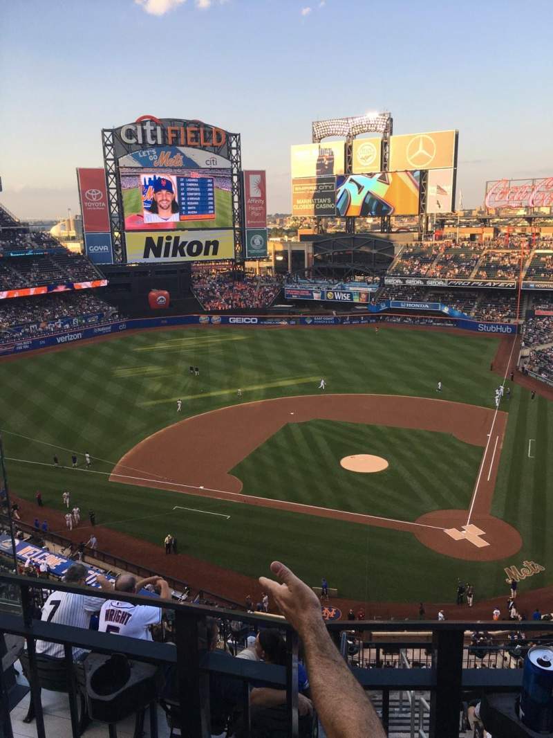 800x1066 Citi Field, section row seat 12 York Mets vs New York