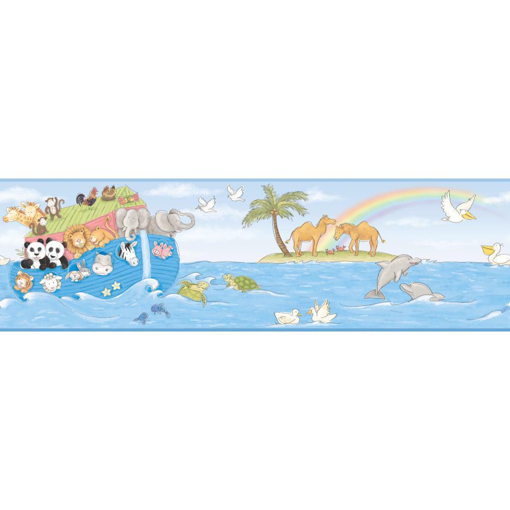 1000x1000 YS9173BD PEEK A BOO NOAH'S ARK BORDER