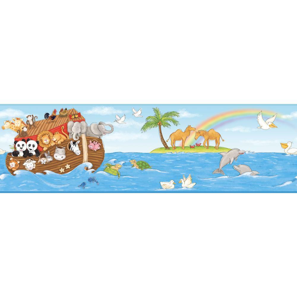 1000x1000 YS9174BD PEEK A BOO NOAH'S ARK BORDER