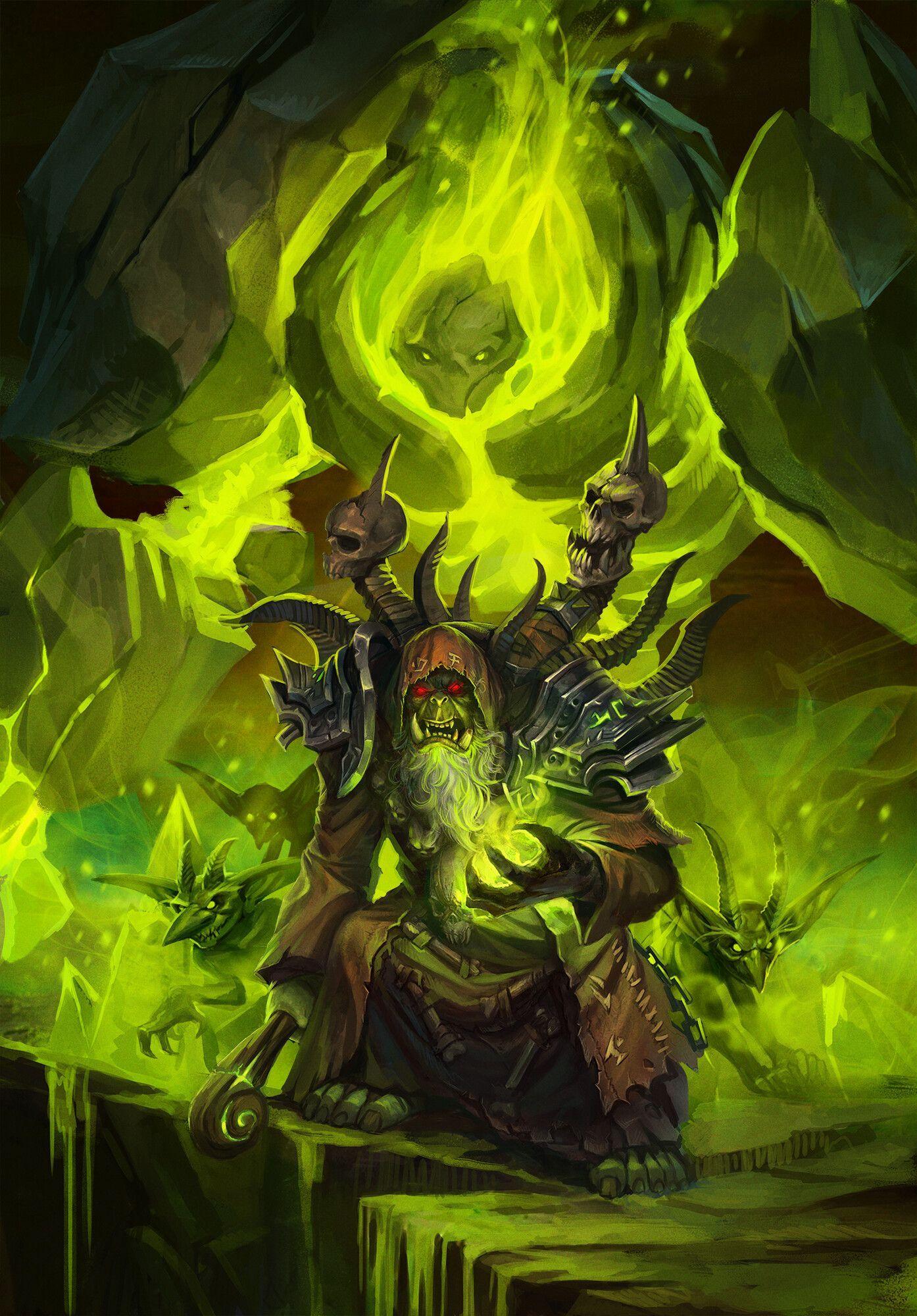 1394x2000 Gul'dan Wallpaper