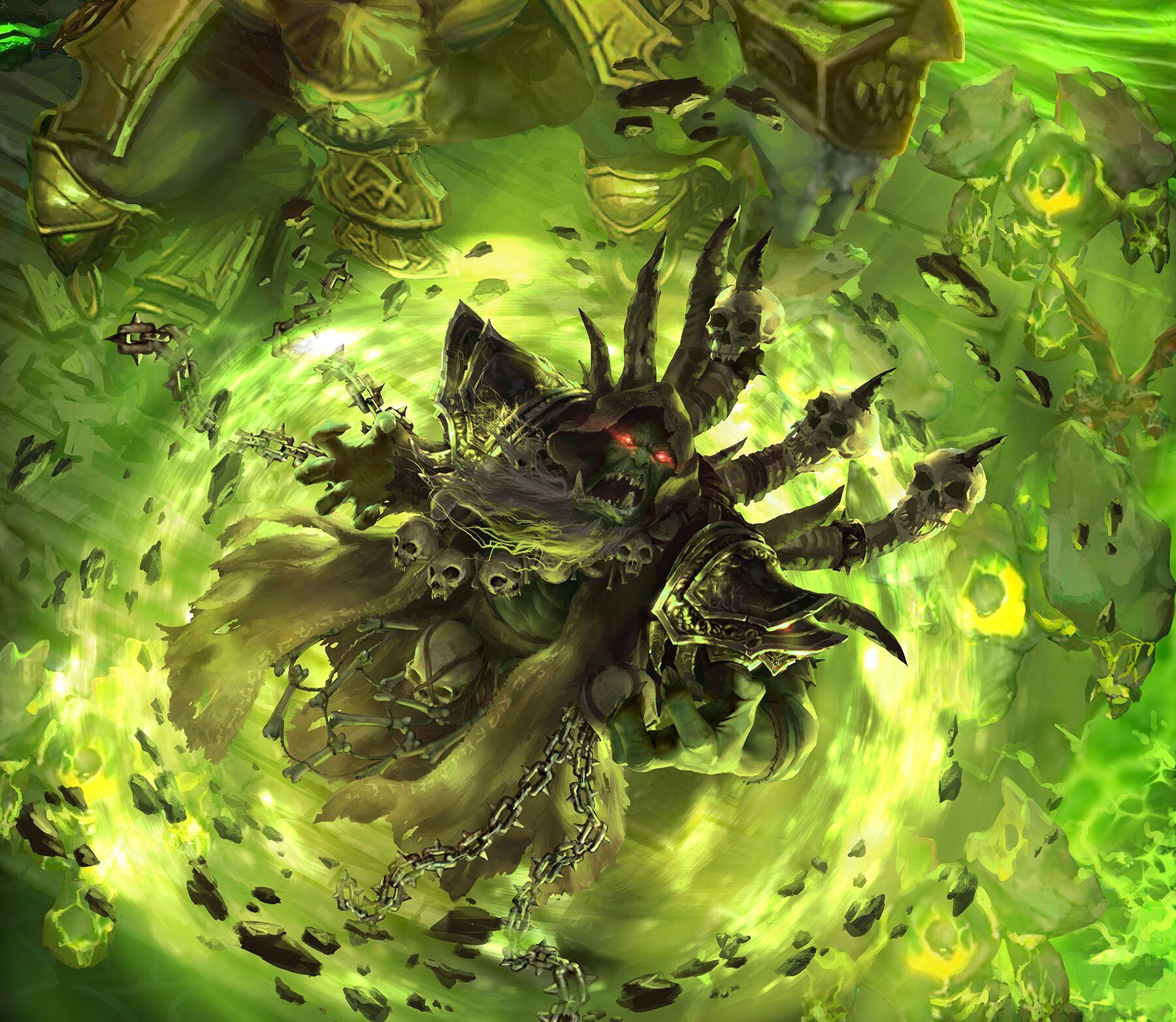 1800x1565 Gul'dan by Hejun Mao Concept artist, Key frame artist,. Warcraft art, World of warcraft wallpaper, World of warcraft