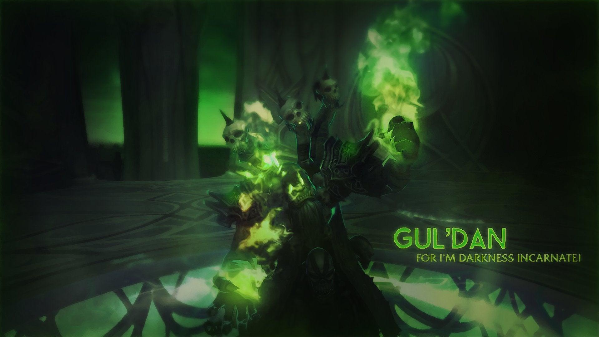 1920x1080 Gul'dan Wallpaper for the Nighthold! : Gaming
