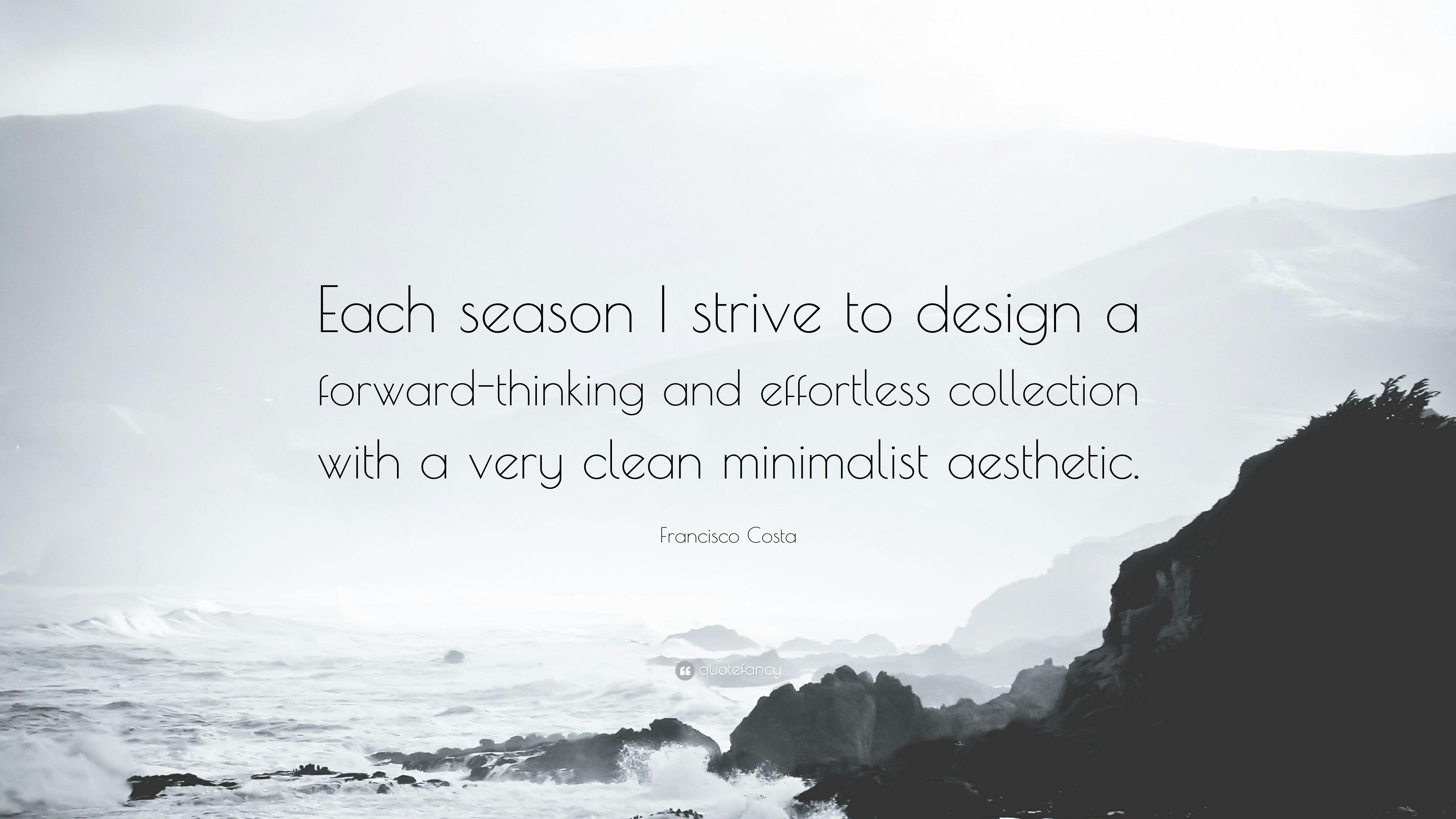 3840x2160 Francisco Costa Quote: “Each season I strive to design a forward