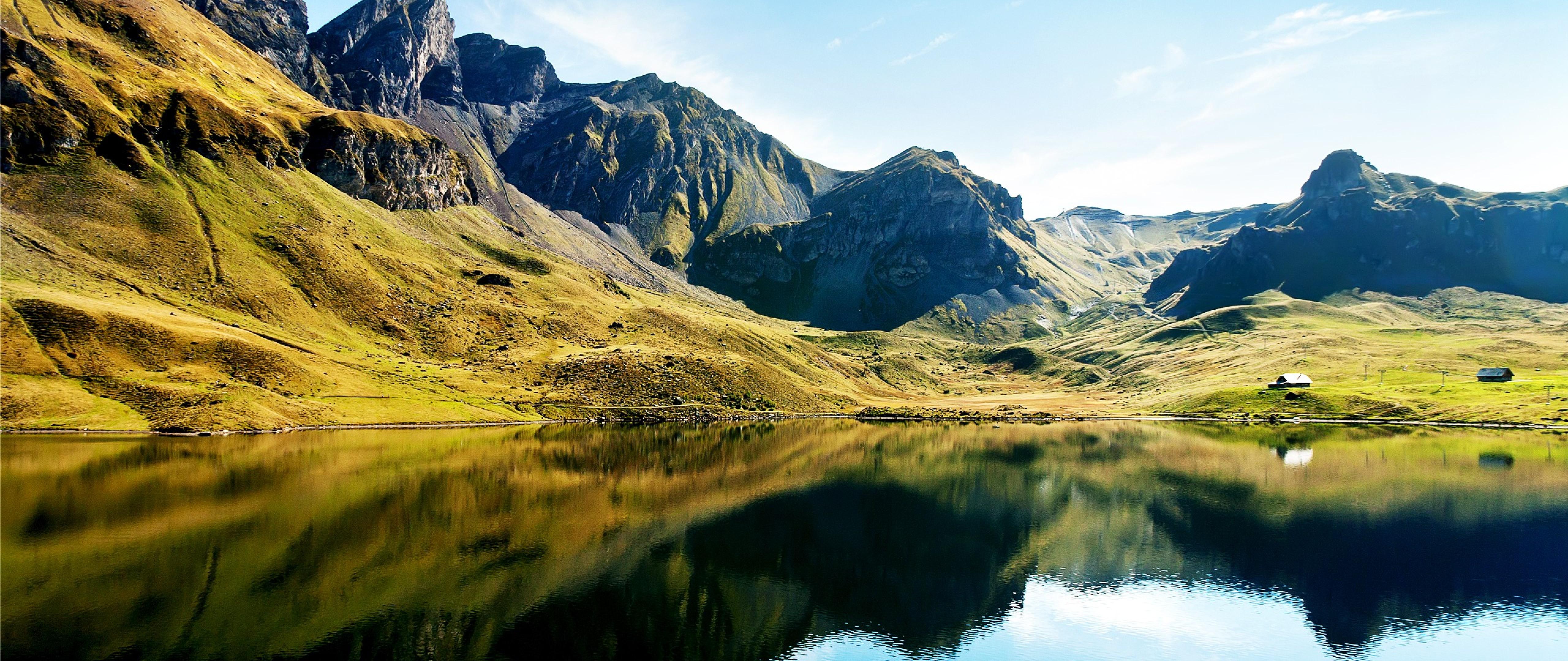 5120x2160 Swiss Alps HD Wallpaper 4K Ultra HD Wide TV