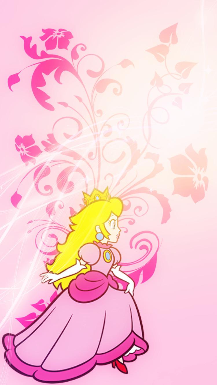 750x1334 Princess Peach Lockscreen Wallpaper & Background Download