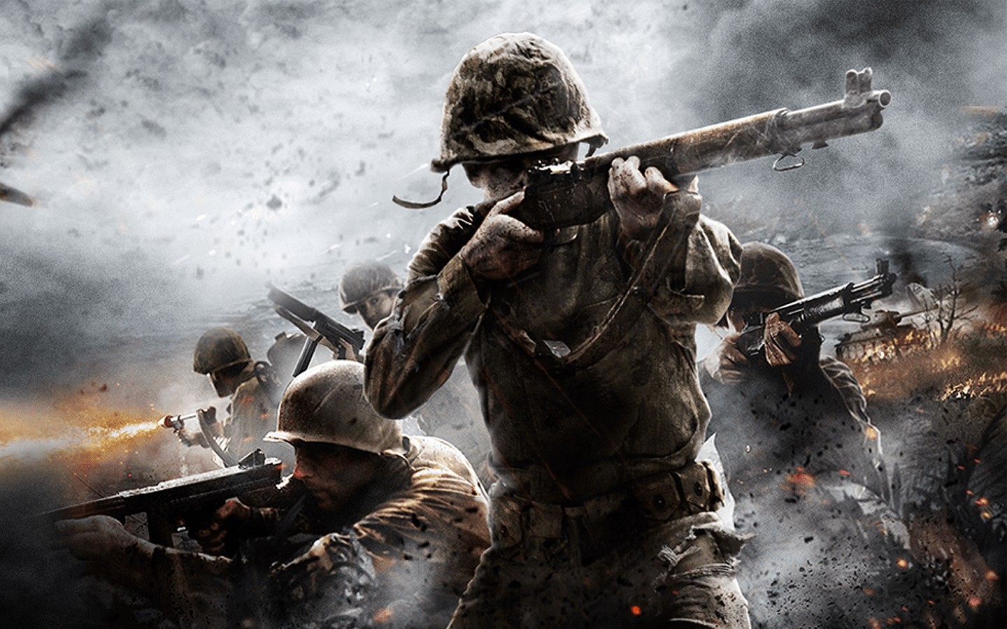 1440x900 Army men world war ii army soldiers weapons wallpaper