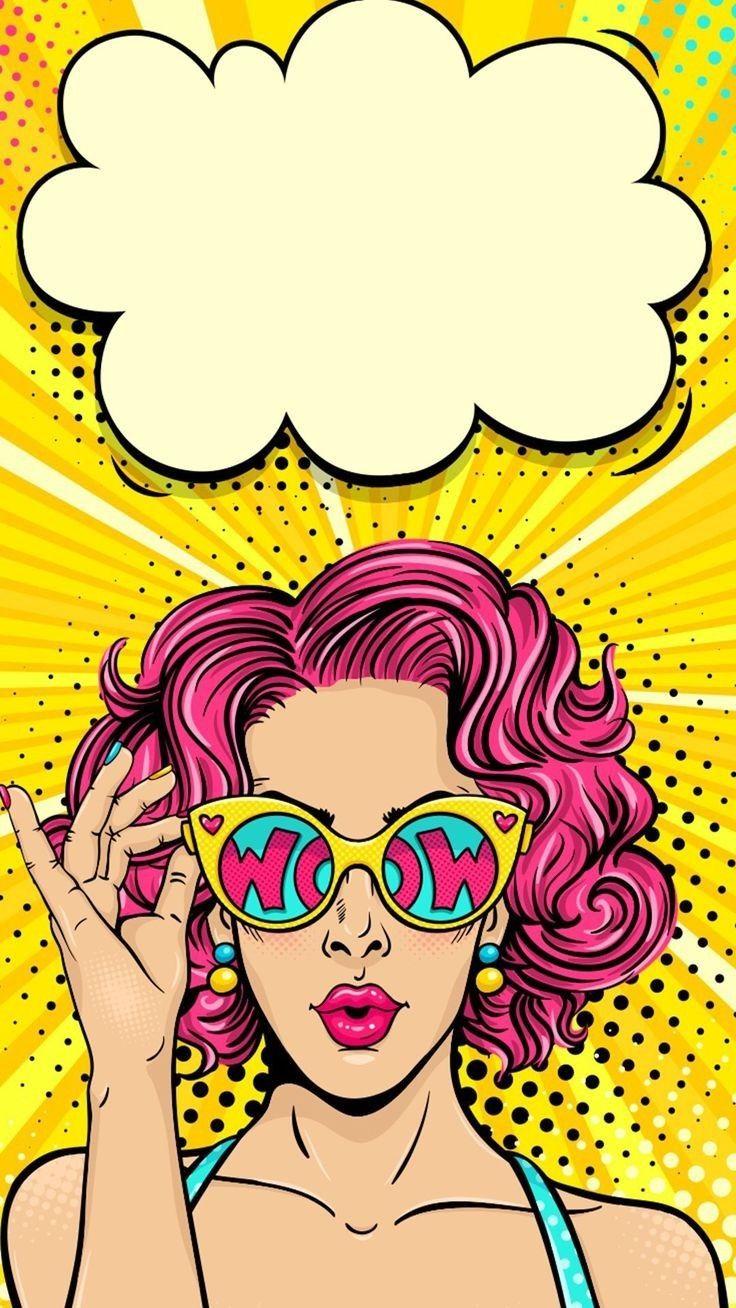 736x1308 Popart Wallpaper