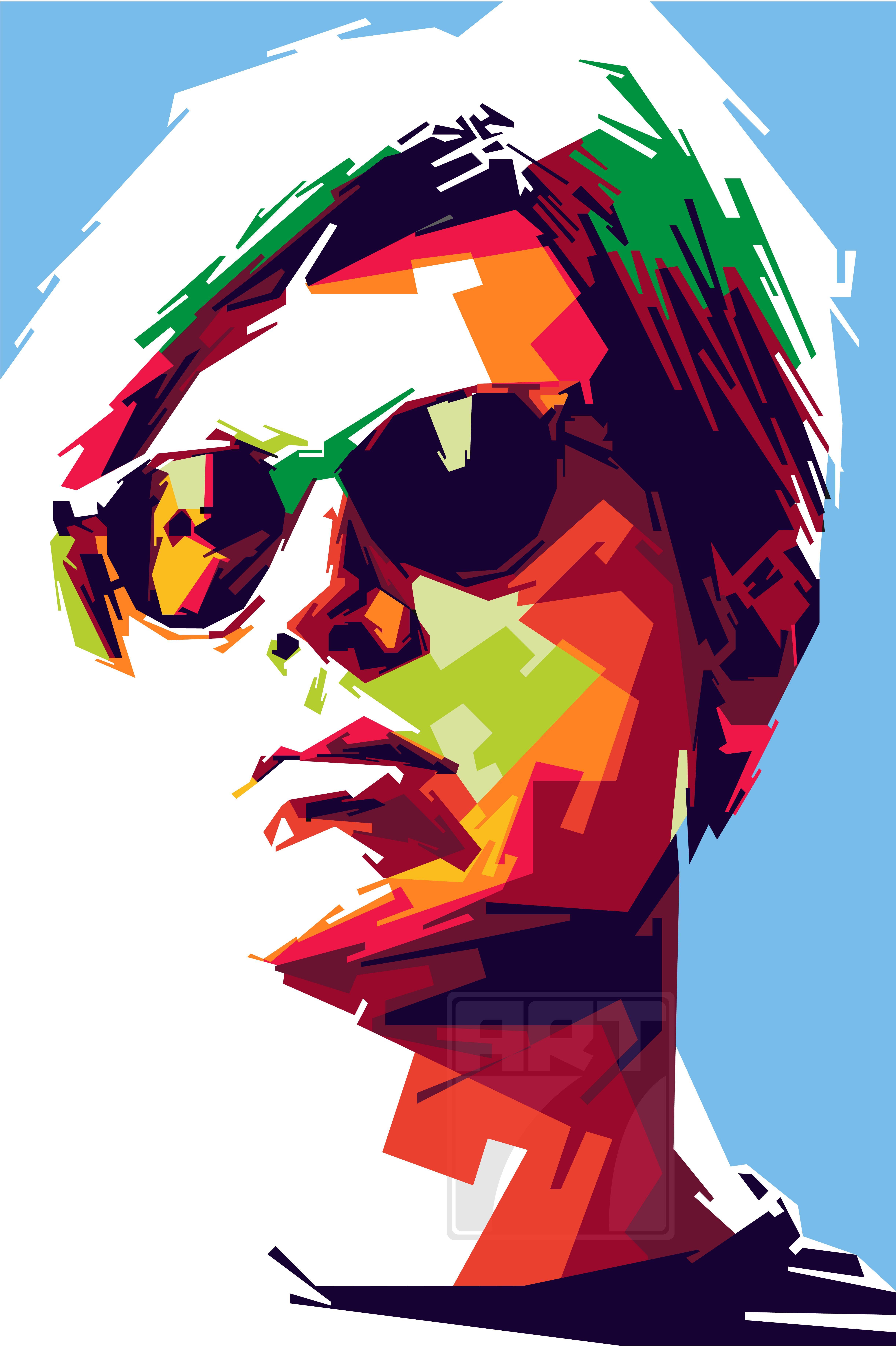 4887x7339 Andy Warhol In WPAP Pop Art style from Indonesia,. Pop art, Wpap art, Pop art wallpaper