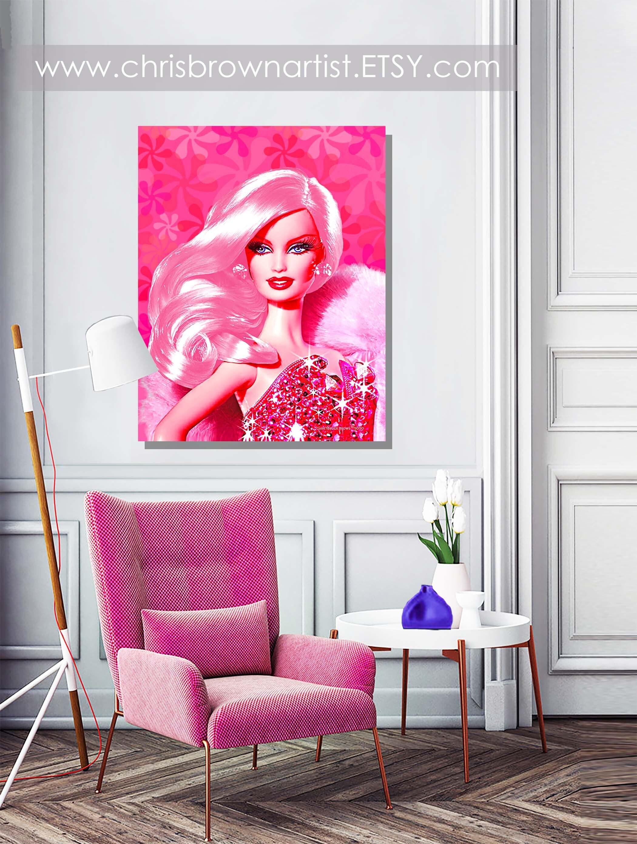 2100x2781 Barbie Art Pop Art glamor Barbie Platinum