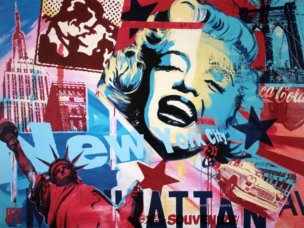 1024x768 Pop Art Computer Wallpaper
