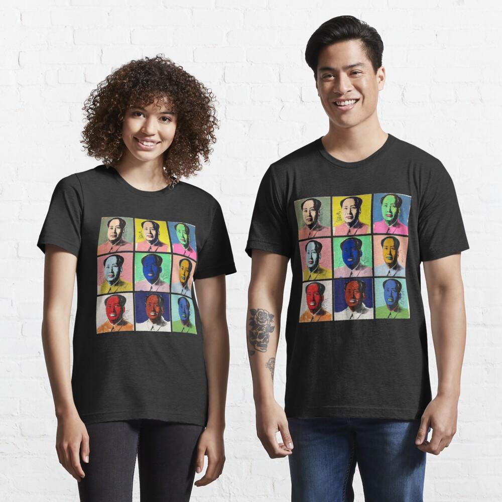 1000x1000 Mao Zedong Andy Warhol Pop Art Artist Portrait Seamless Wallpaper T Shirt