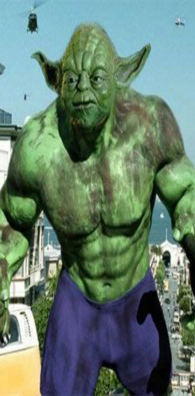 630x1280 Yoda hulk wallpaper
