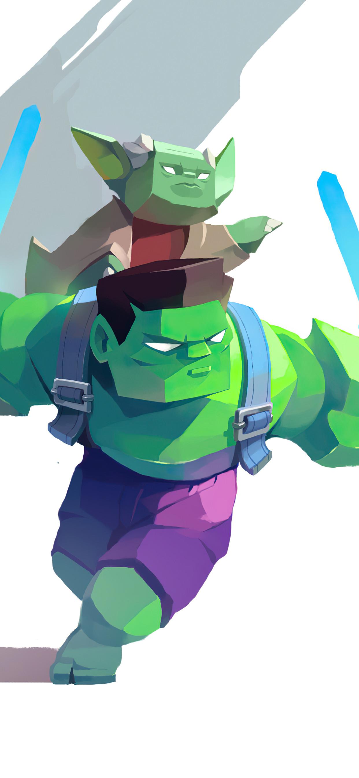 1242x2688 Hulk and Baby Yoda iPhone XS MAX Wallpaper, HD Superheroes 4K Wallpaper, Image, Photo and Background
