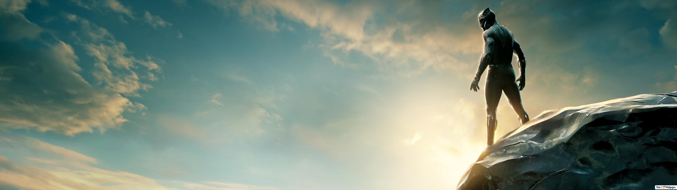 2560x720 Black panther -Returns to Wakanda HD wallpaper download