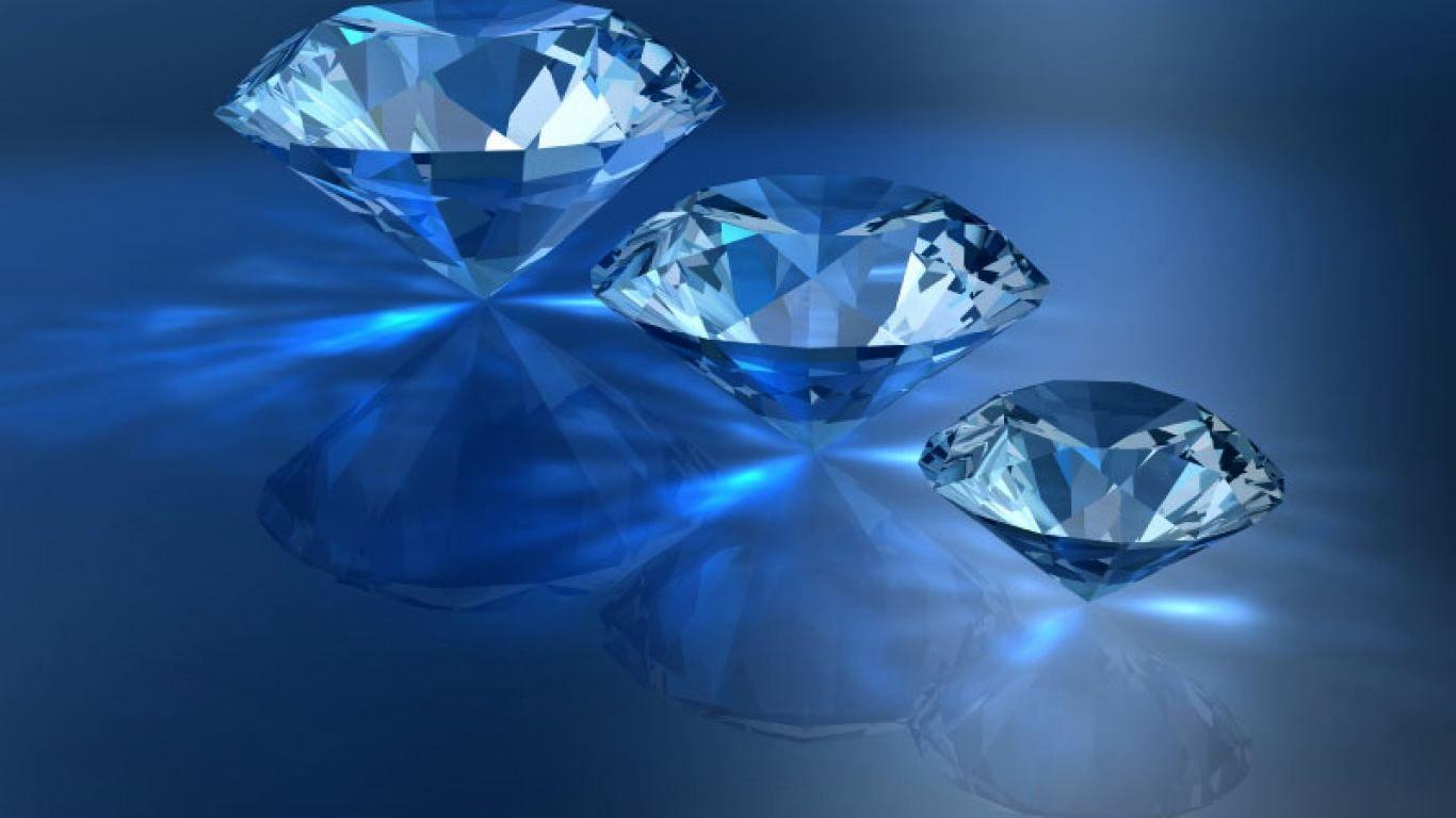 1366x768 Sapphire Blue Wallpaper