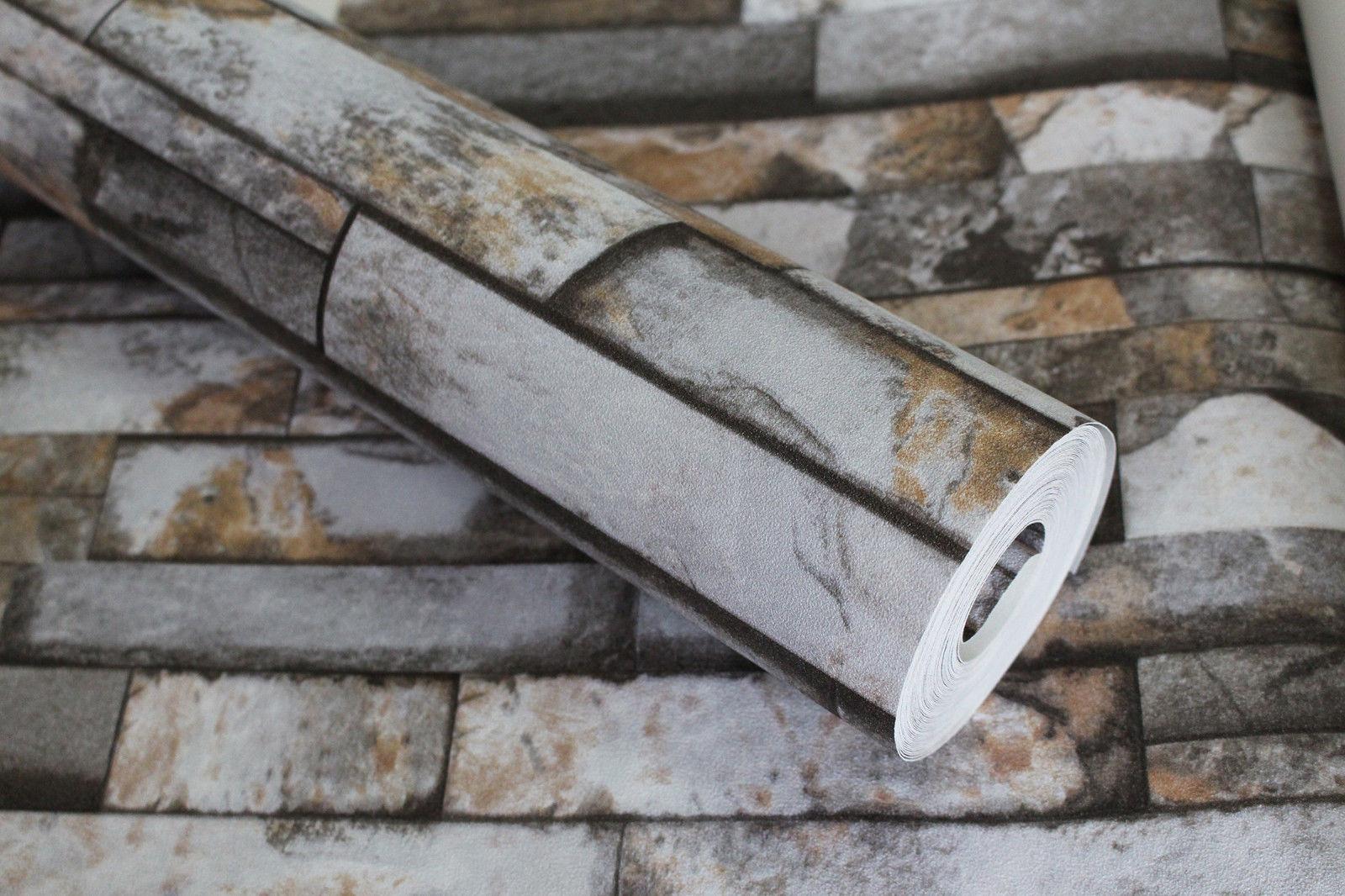 1600x1066 Free download 3D Real Look Realistic Natural Rusty Grey Brick Stone Wallpaper eBay [1600x1066] for your Desktop, Mobile & Tablet. Explore Grey Stone Wallpaper. Gray Textured Wallpaper, Rock Wallpaper