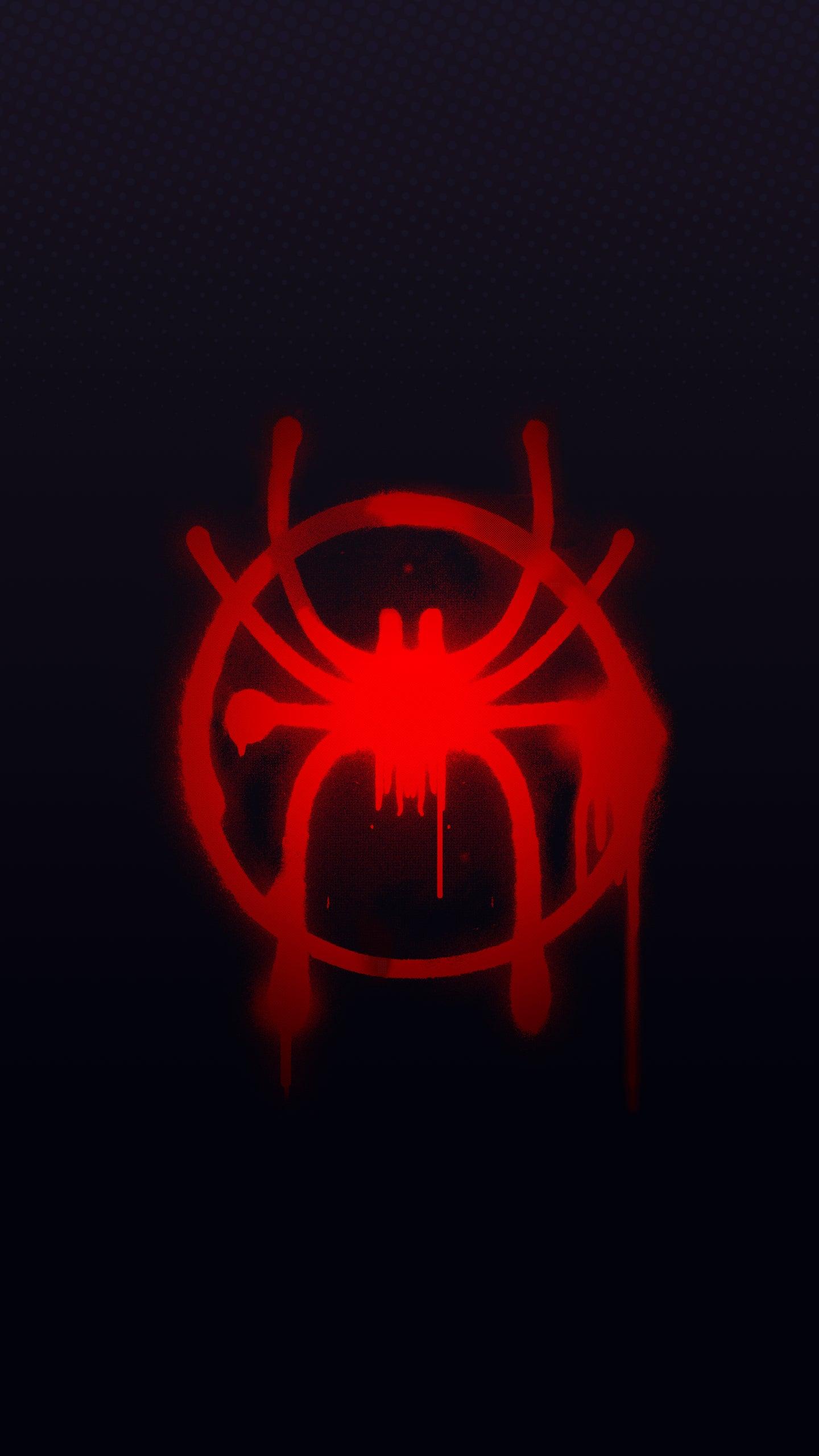 1440x2560 OC] Spider Man Miles Morales Spider Verse Wallpaper [1440x2560]