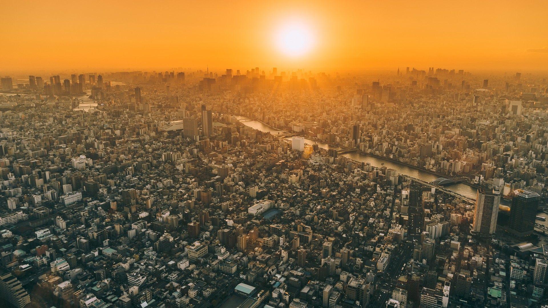 1920x1080 Whole City View From Height 4k Laptop Full HD 1080P HD 4k