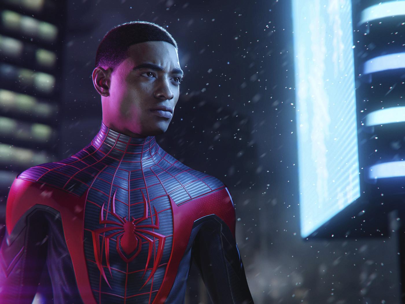 1400x1050 Spider Man: Miles Morales Switches From Jordans To Adidas