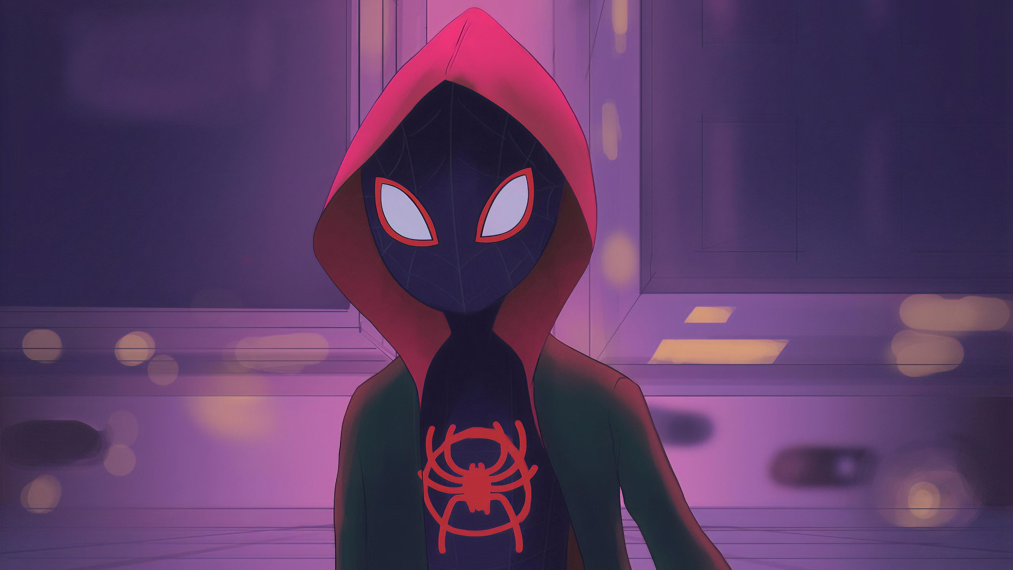 3840x2160 Wallpaper 4k Miles Morales Spider Verse Artwork Wallpaper
