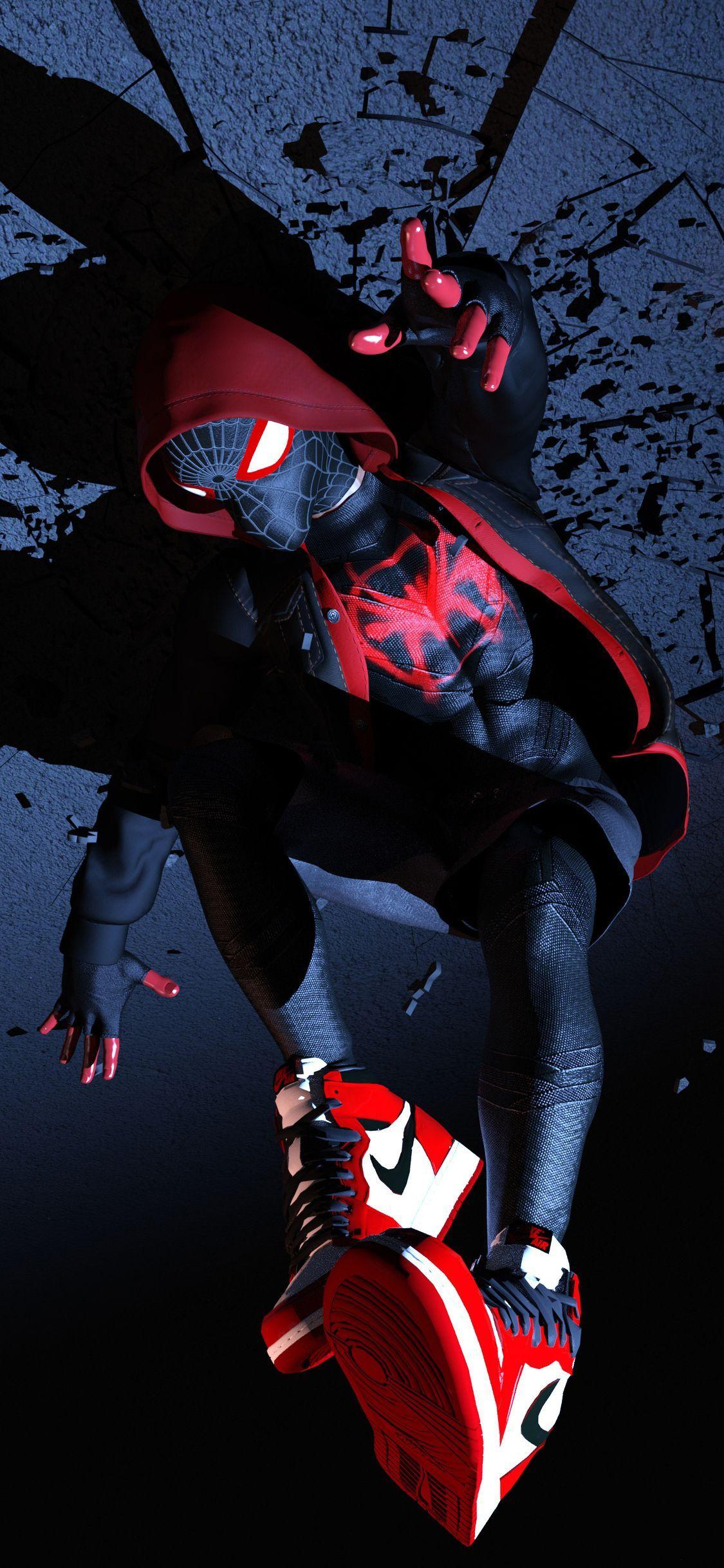 1125x2436 Miles Morales Wallpaper