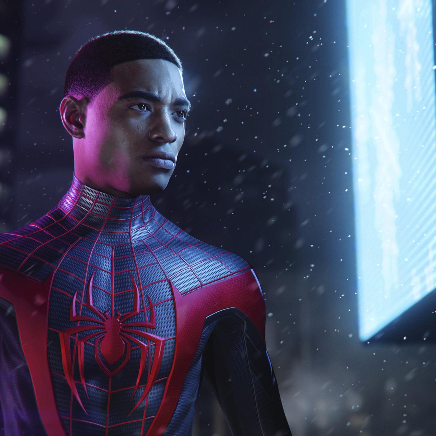1400x1400 Spider Man: Miles Morales Switches From Jordans To Adidas