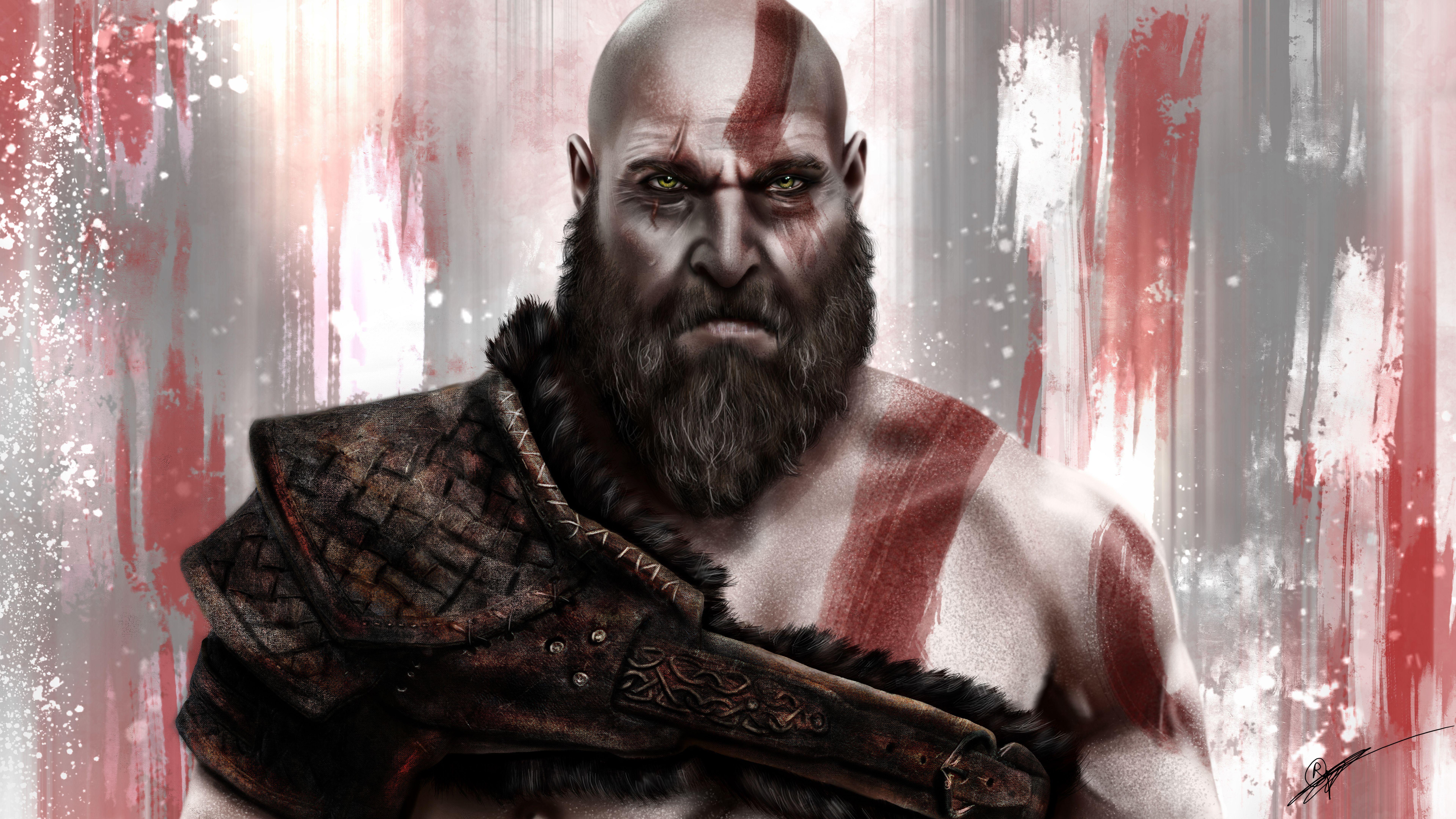 God of War (PS4) 4K 8K HD Wallpaper