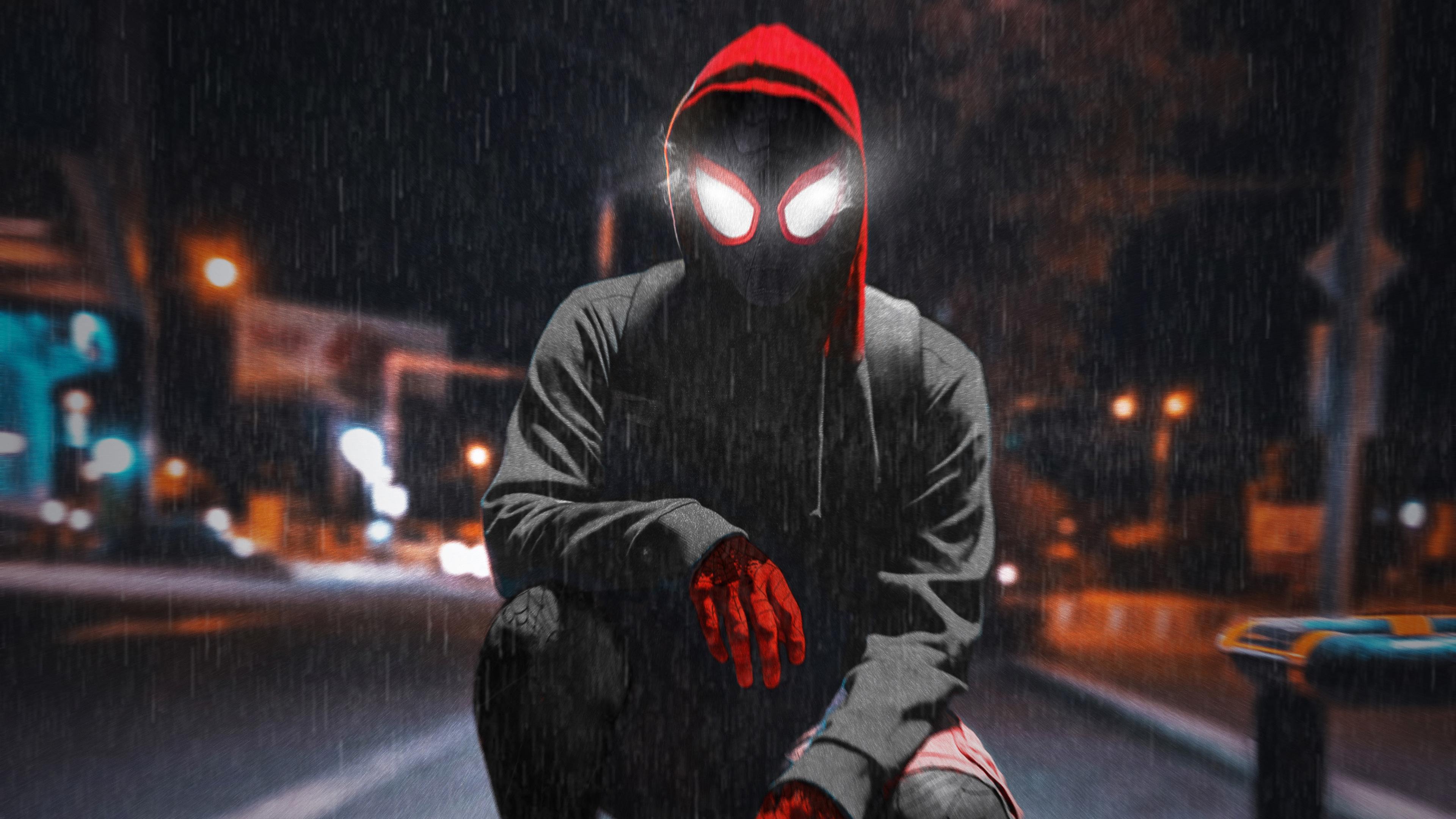 3840x2160 Miles Morales Spider Man: Into The Spider Verse 4K Wallpaper