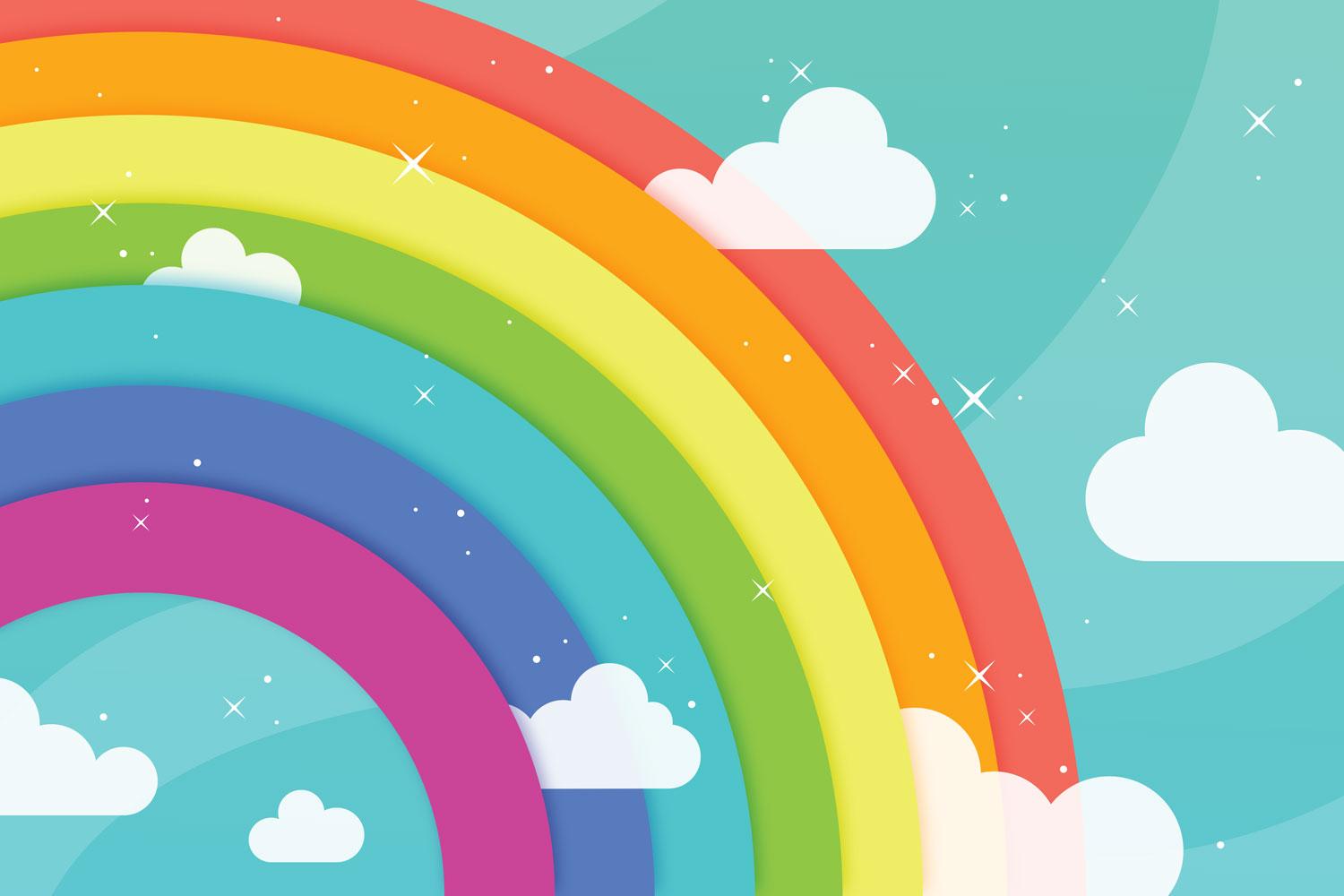Kids Rainbow Wallpapers - Top Free Kids Rainbow Backgrounds -  WallpaperAccess