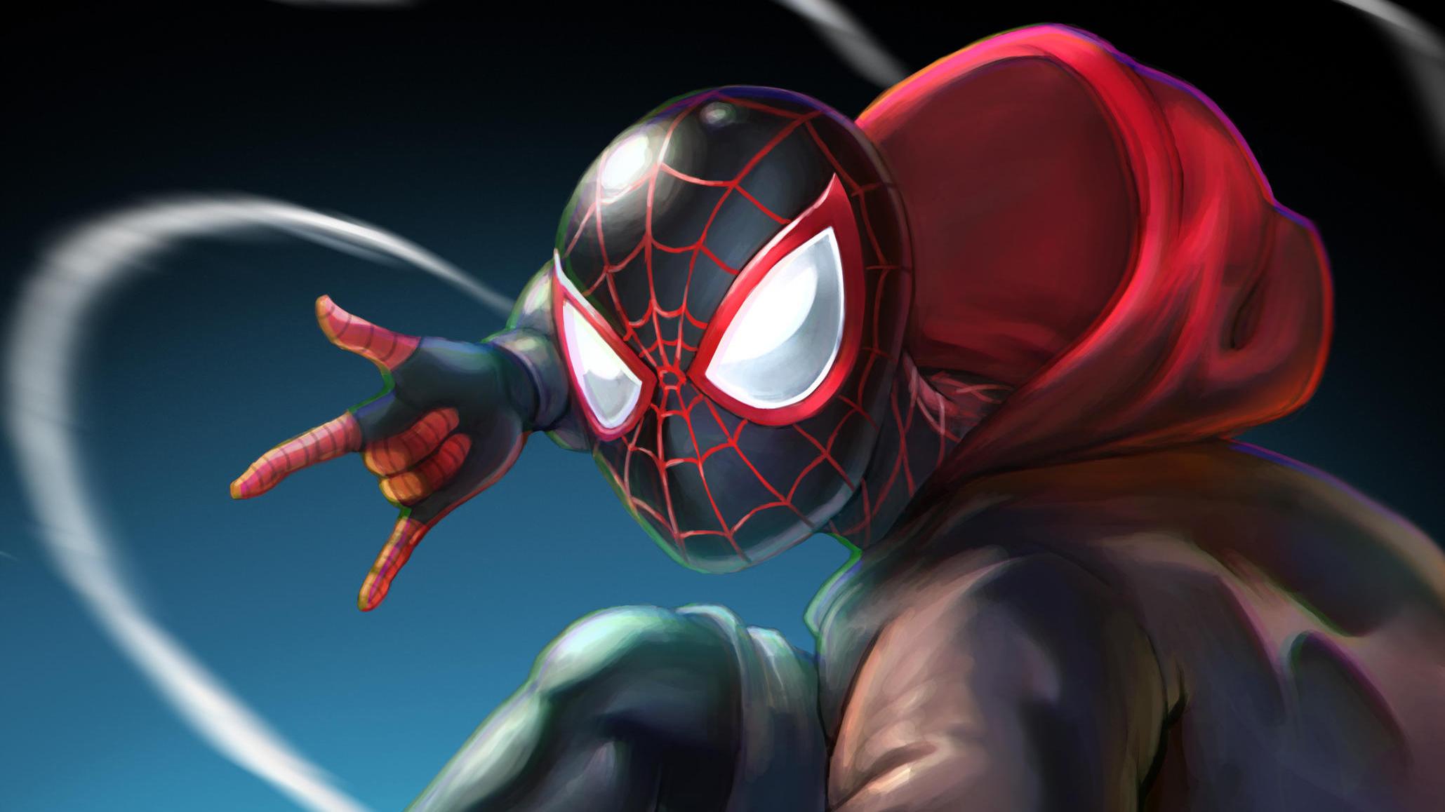 2059x1158 Miles Morales Spiderman Wallpaper
