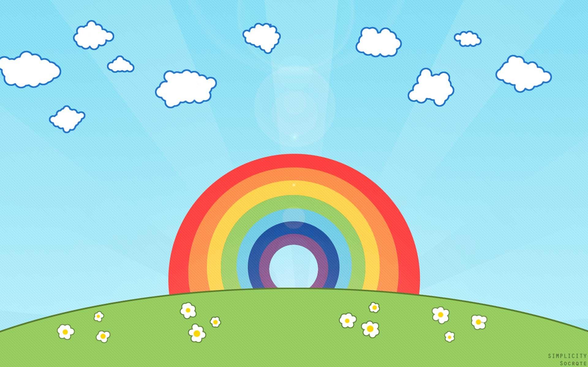 1920x1200 Kids Rainbow Wallpaper. Cheap Inflatables Virginia