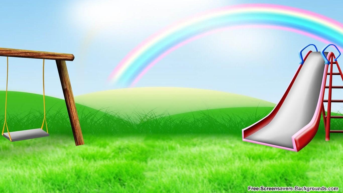 1366x768 Wallpaper Nature Kids HD Rainbow At Park Image Gallery 1440x900. Desktop Background