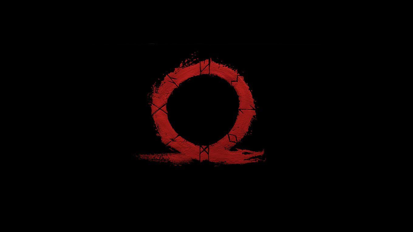 Download wallpapers God Of War 4 New Omega logo black background for  desktop free Pictures for desktop free