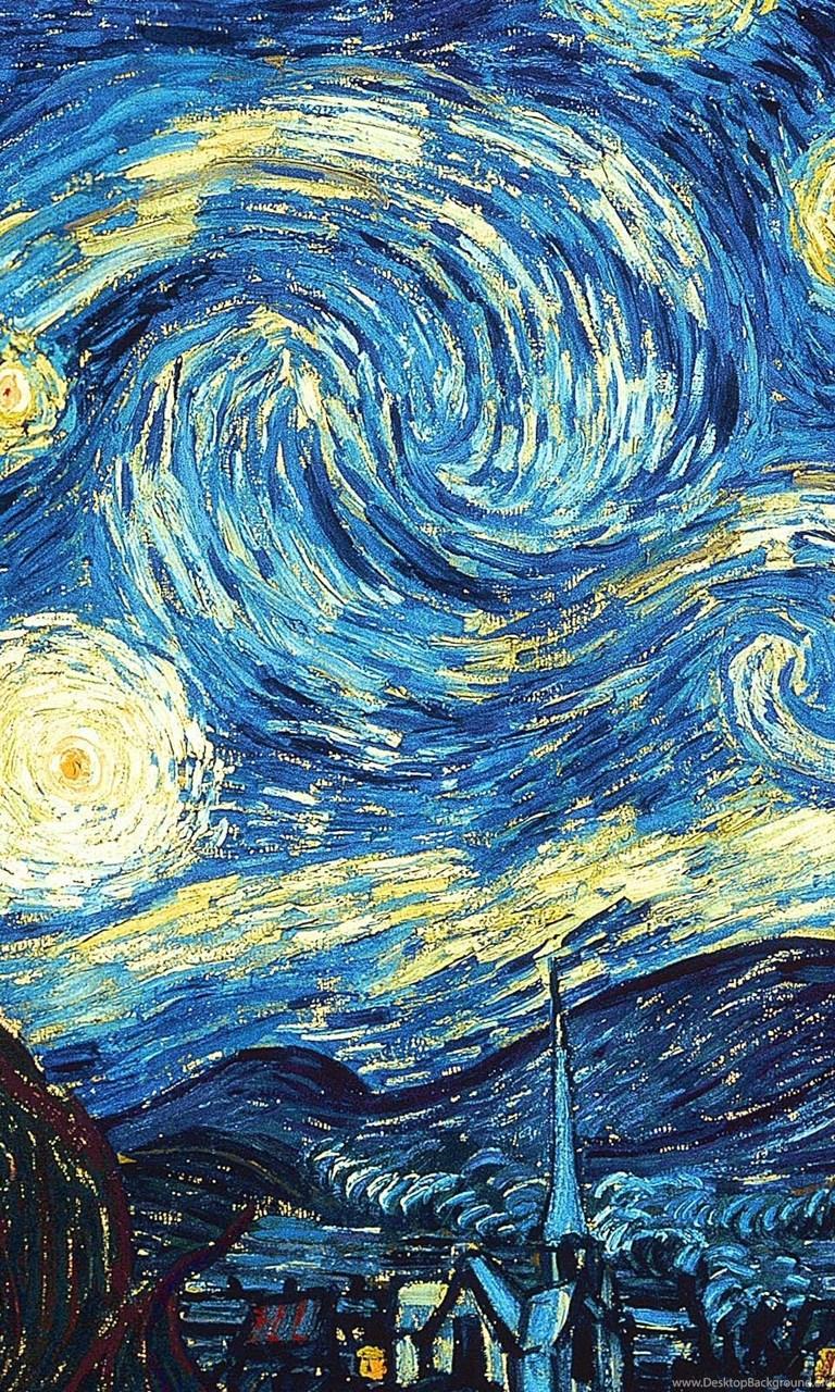 768x1280 Van Gogh Mobile Wallpaper