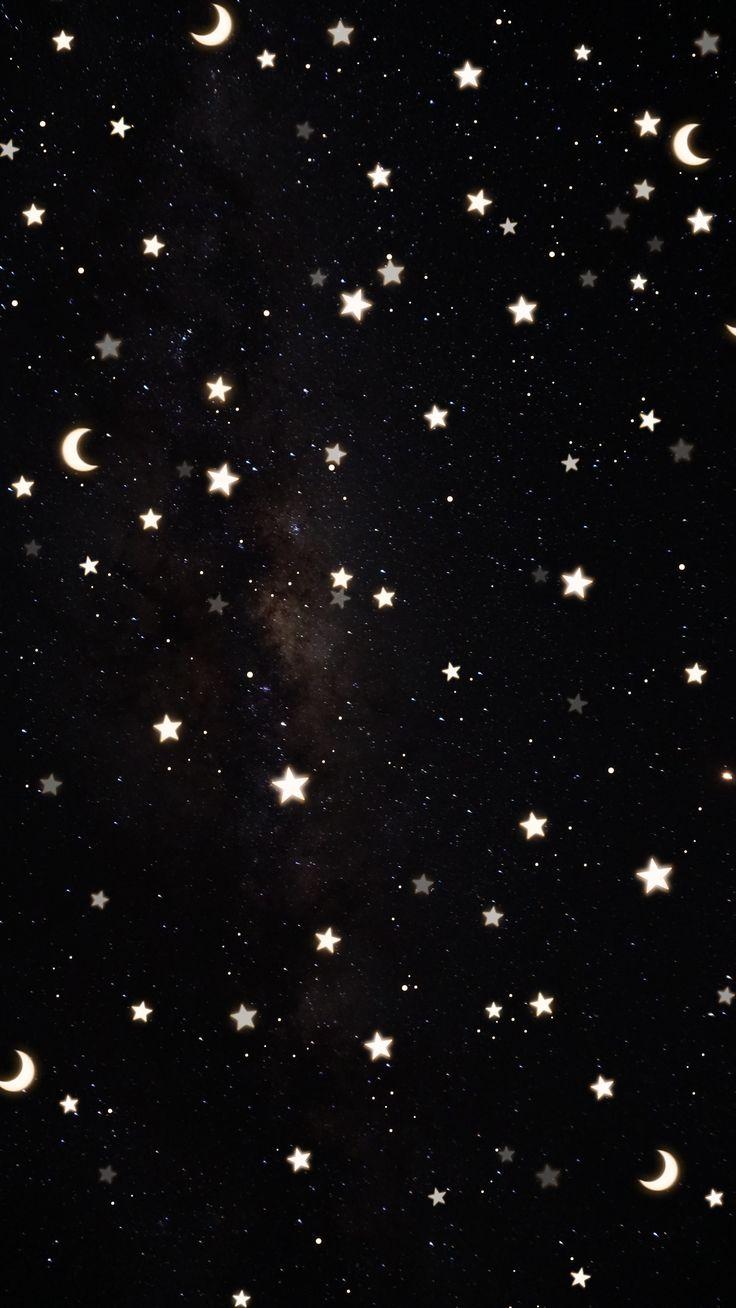 736x1308 Starry Night Aesthetic Phone Wallpaper #MadeWithPicsArt