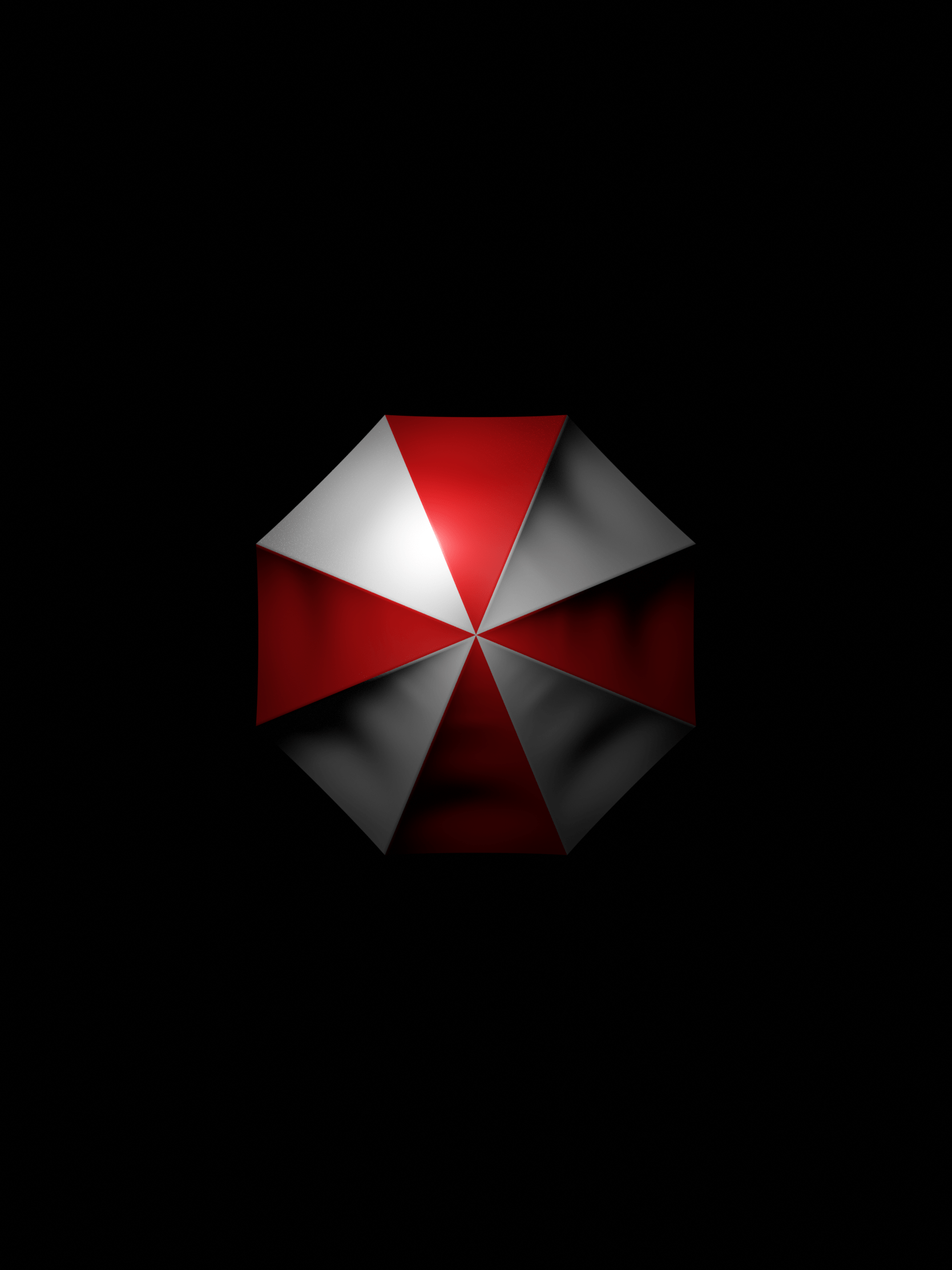 1668x2224 Tried to create some Resident Evil wallpaper for my friend's iPad Air on Blender. Any thoughts?