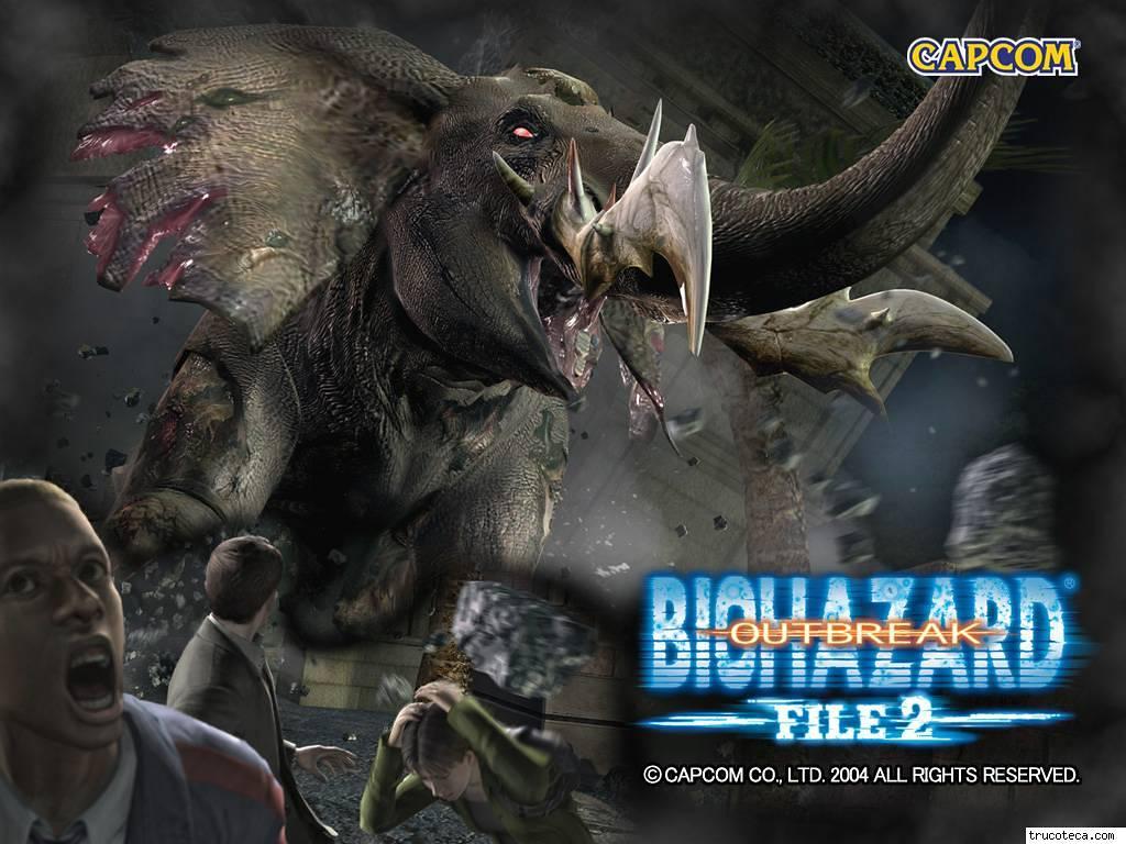 1024x768 wallpaper. Resident Evil Outbreak File : 2. 你猜 你繼續猜
