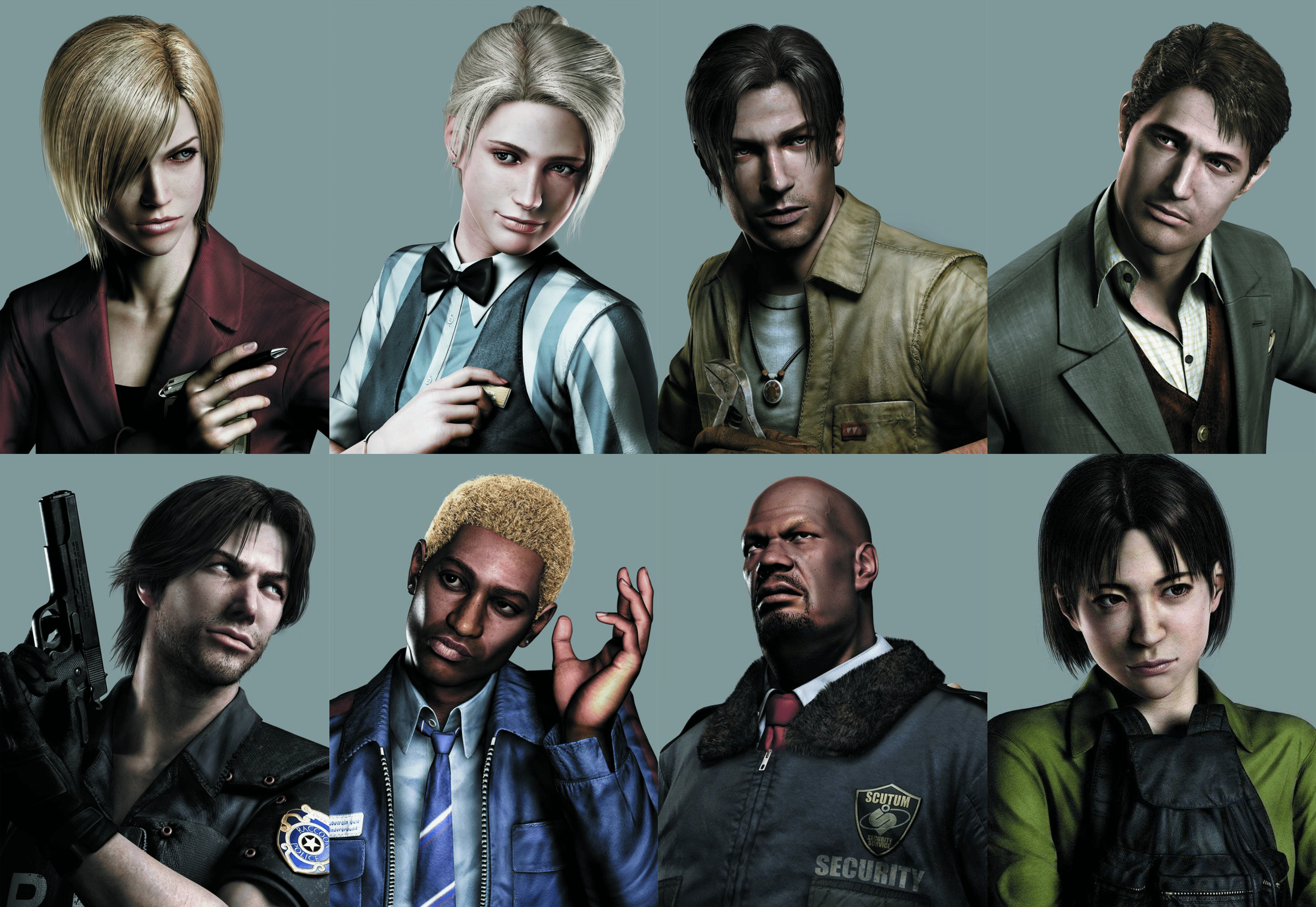 3264x2250 Protagonists (Resident Evil: Outbreak)